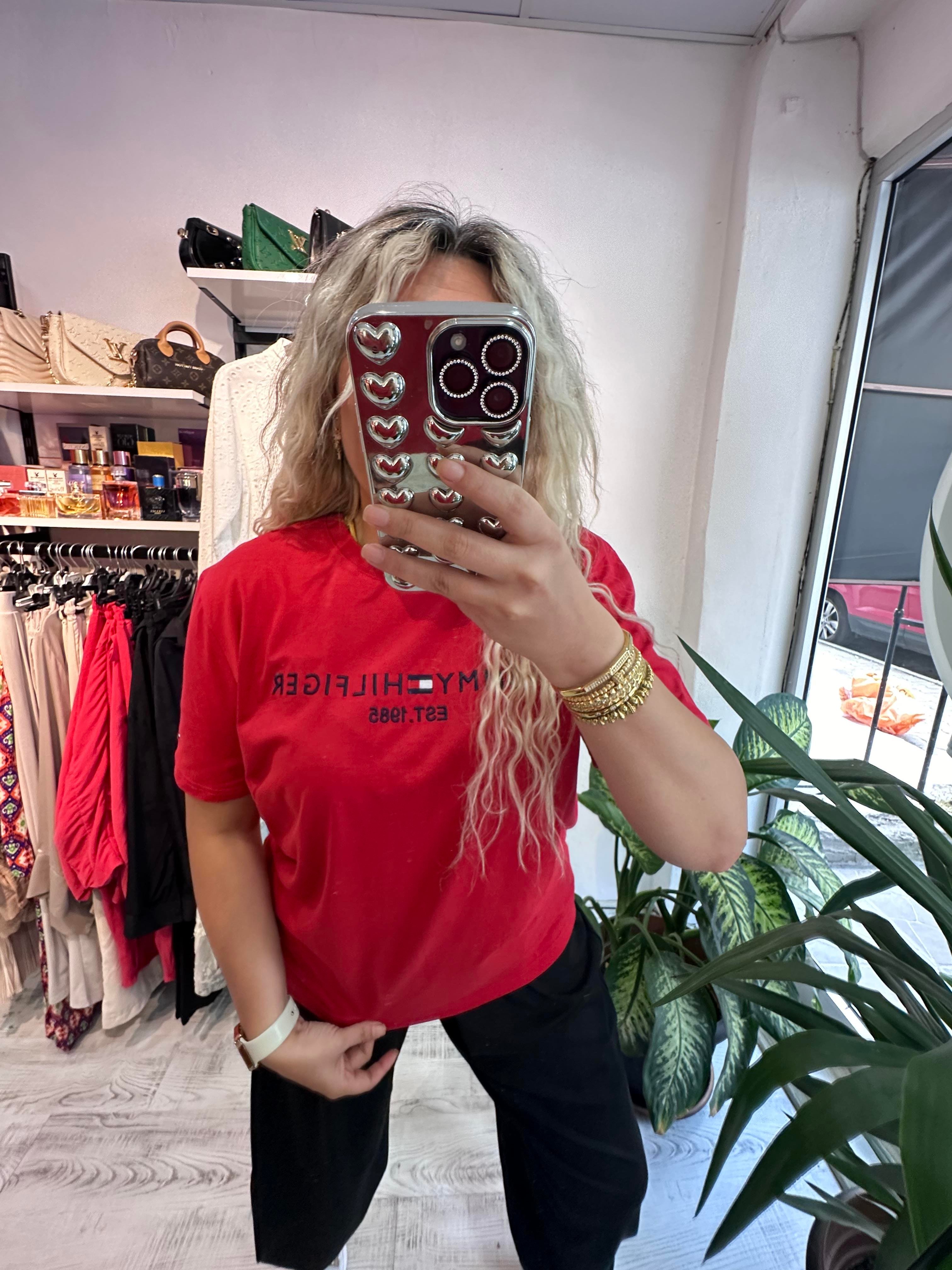 Orijinal Marka Kırmızı Tshirt