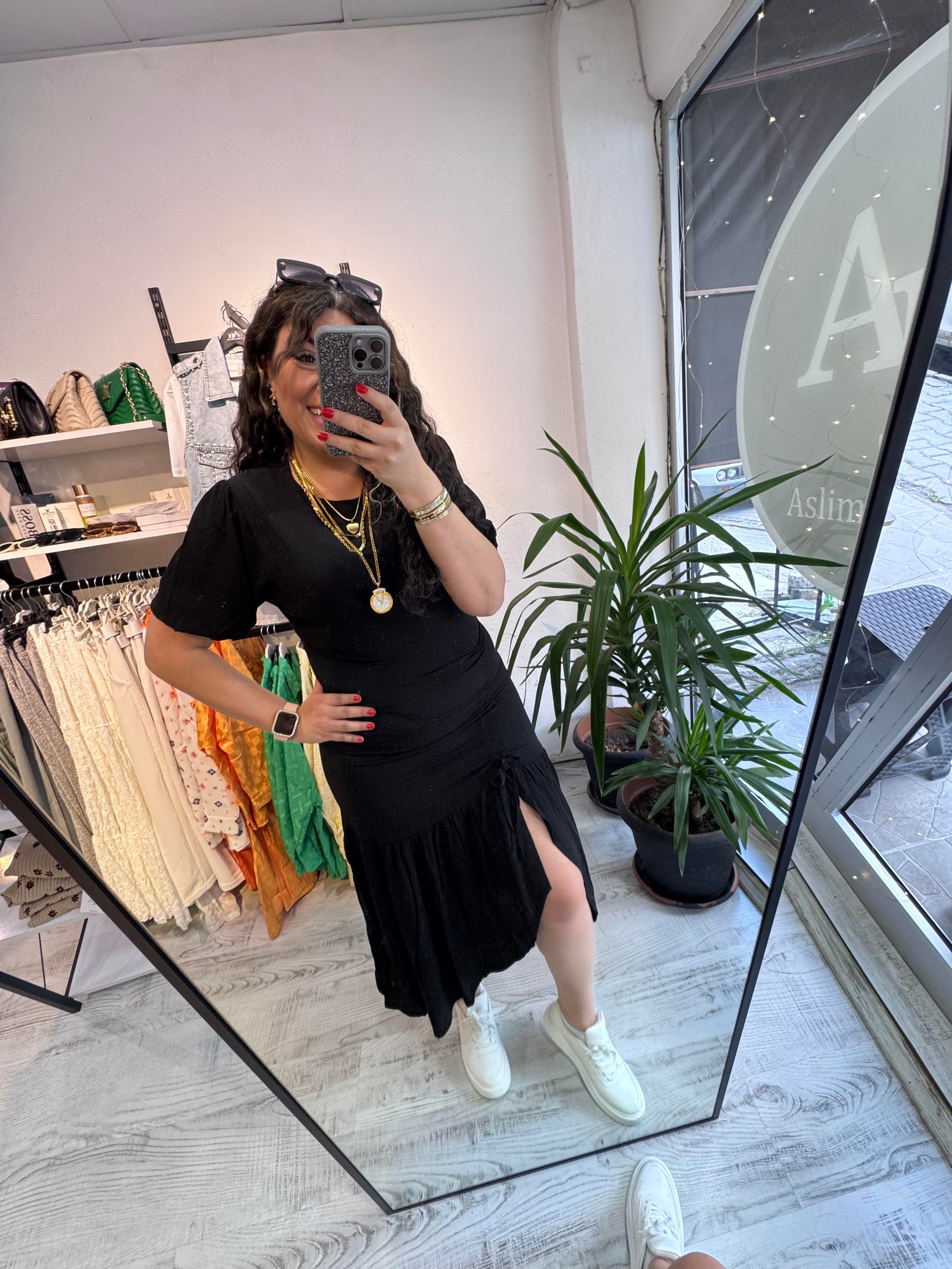 Orijinal Marka Premium Seri Siyah Elbise