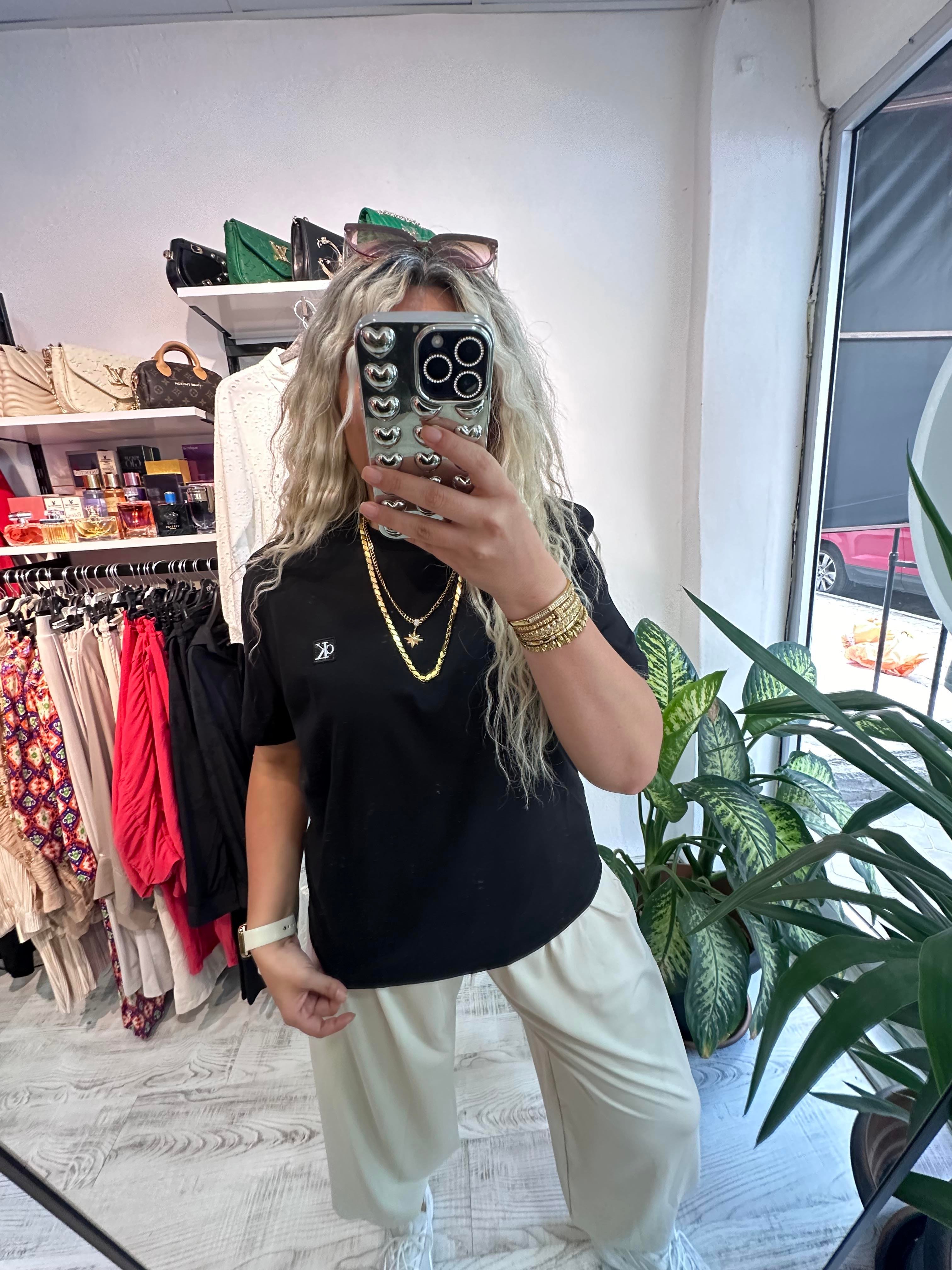 Orijinal Marka Siyah Tshirt