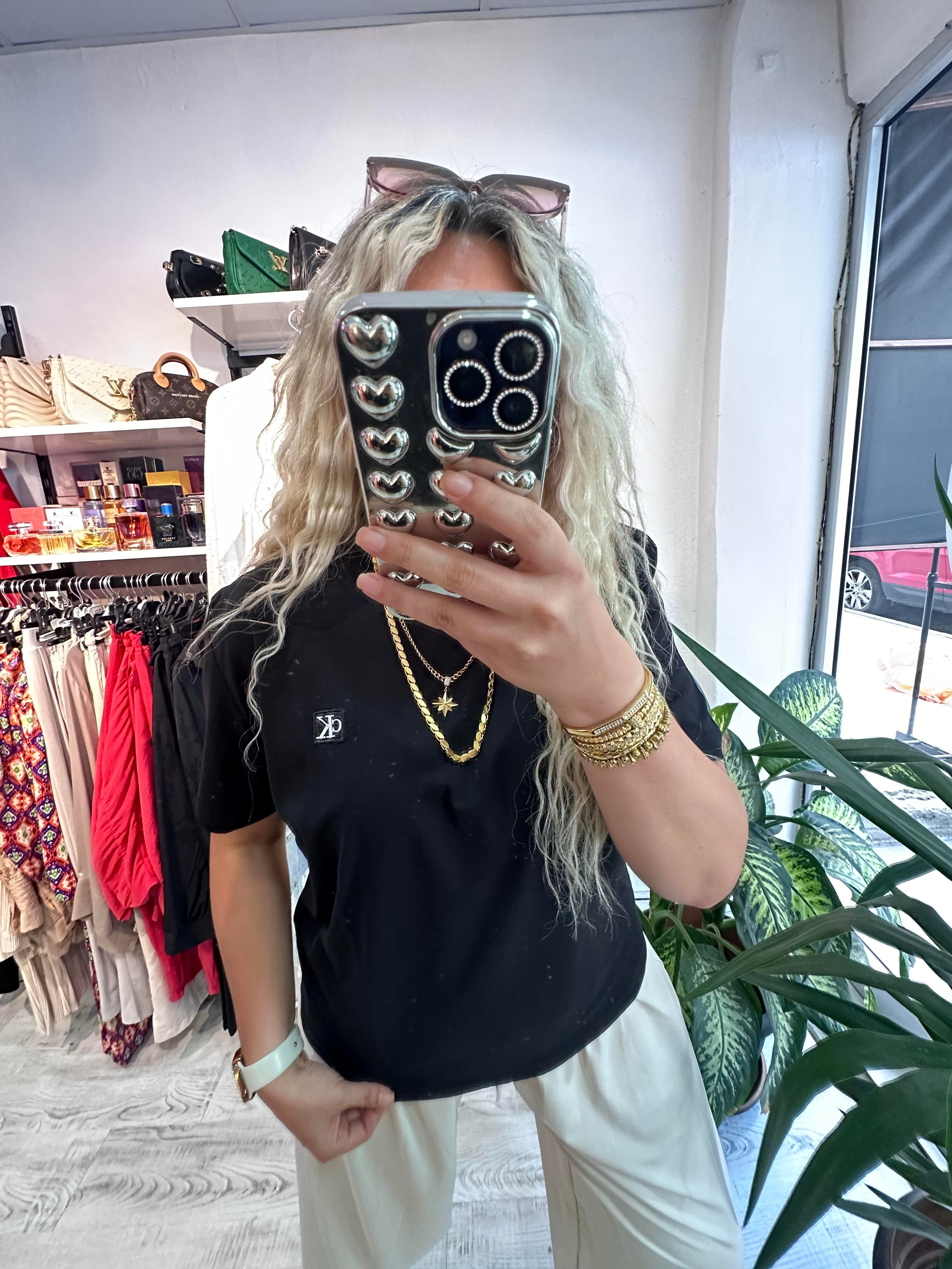 Orijinal Marka Siyah Tshirt