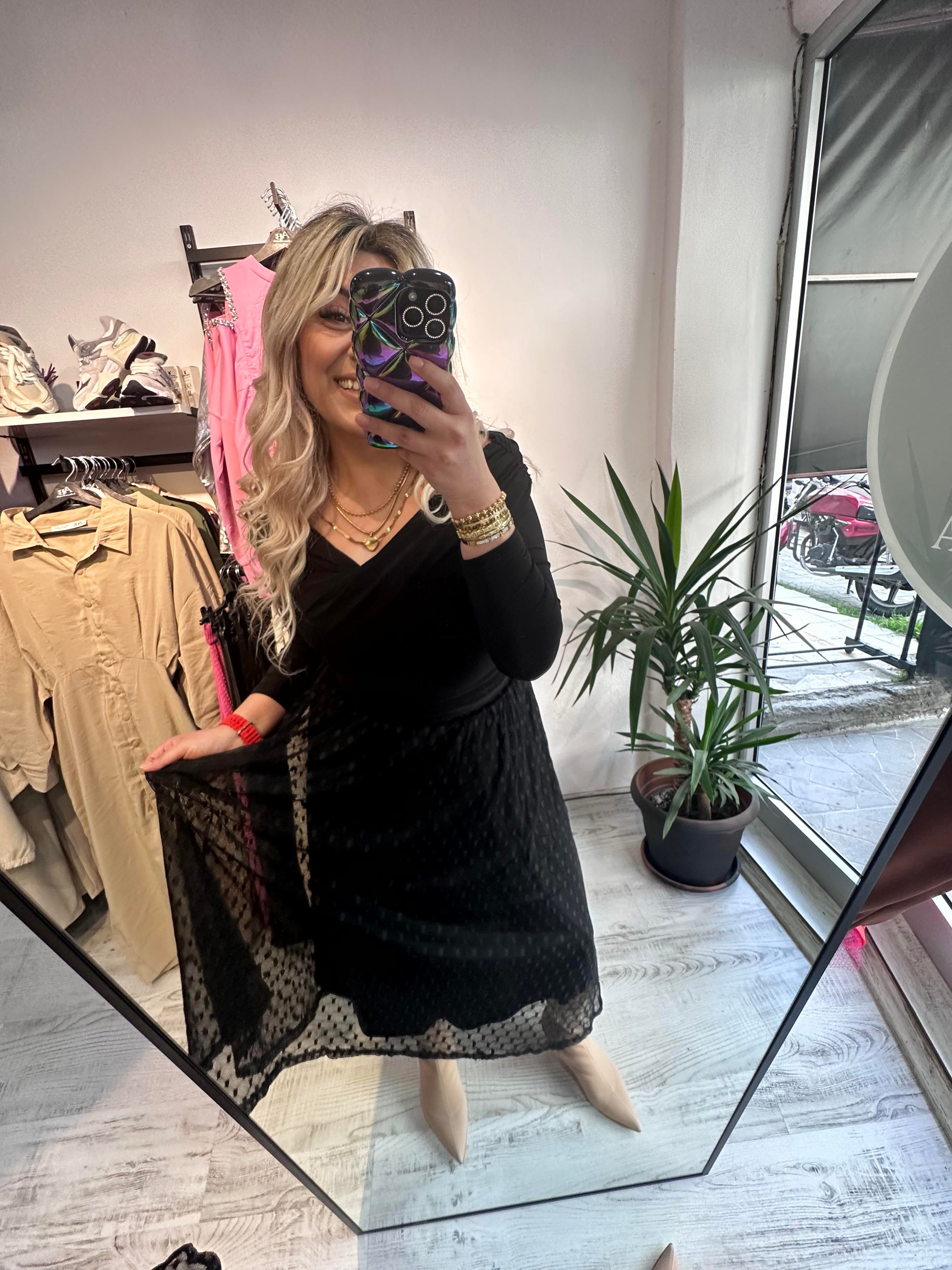 Orijinal Mrk İçi Astarlı Dantel Siyah  Etek