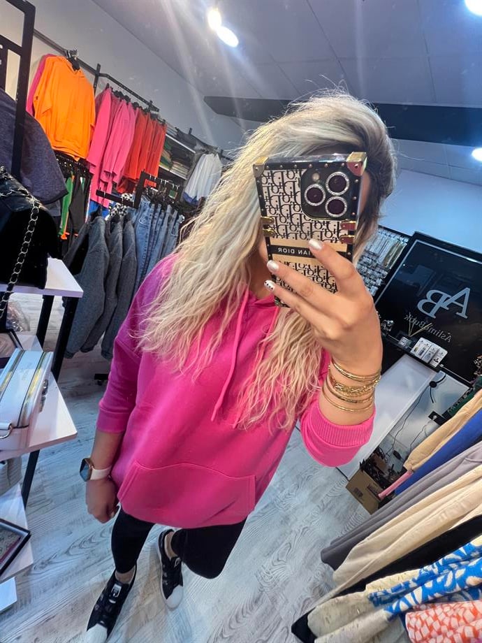 pembe sweatshirt