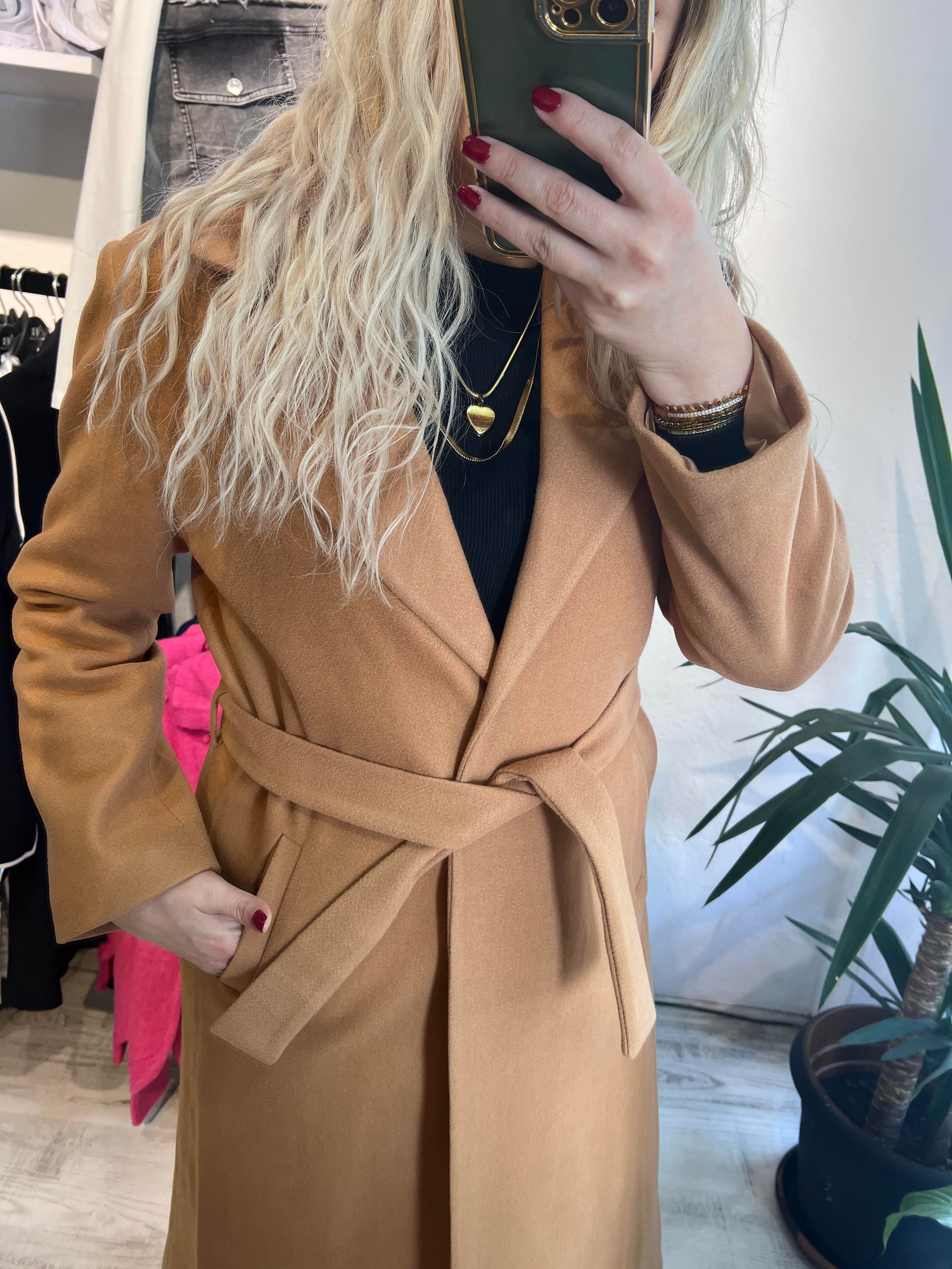 Premium Kalite Taba Kaşe Kaban