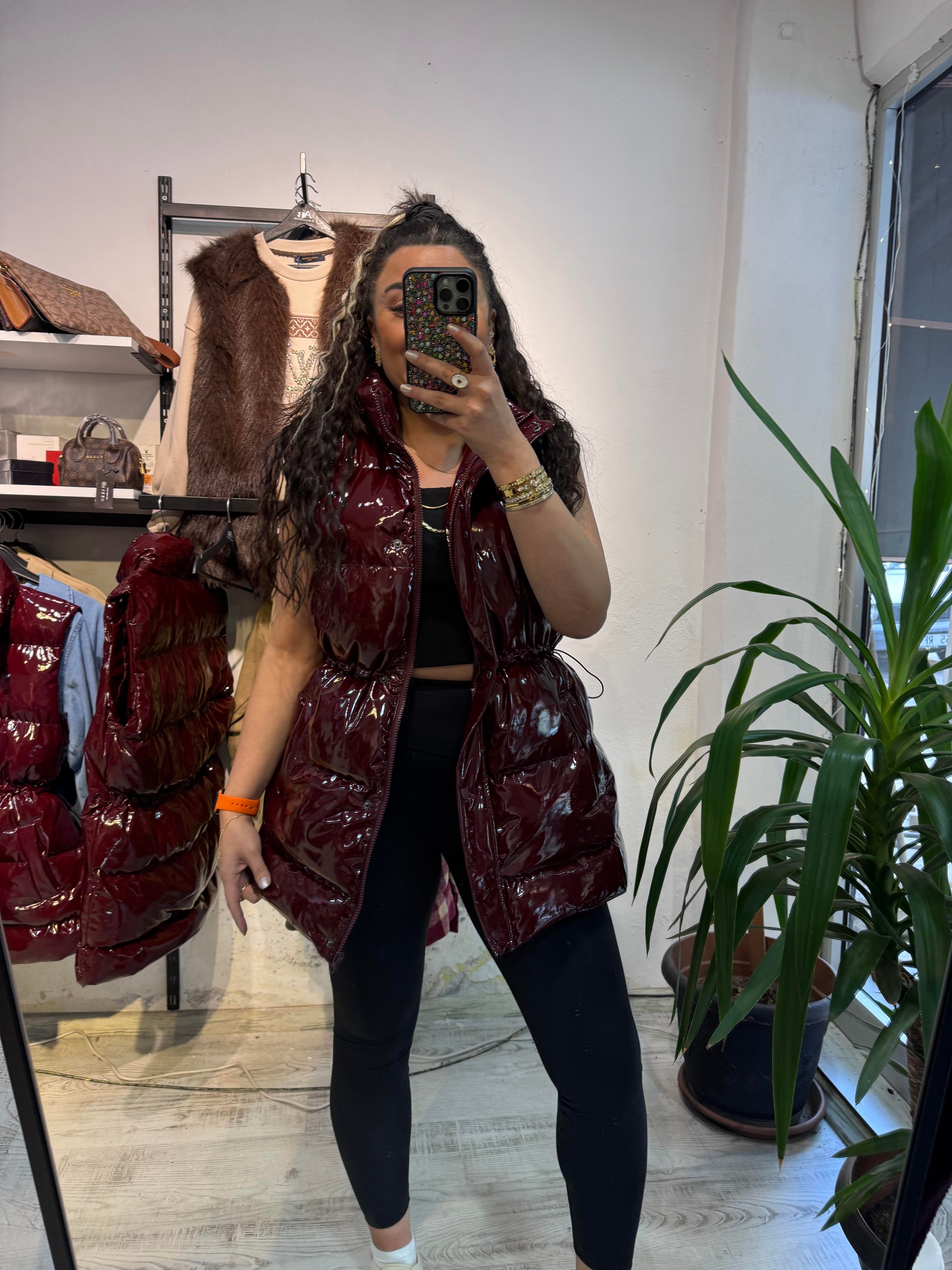 Premium Seri Bordo Rugan Yelek