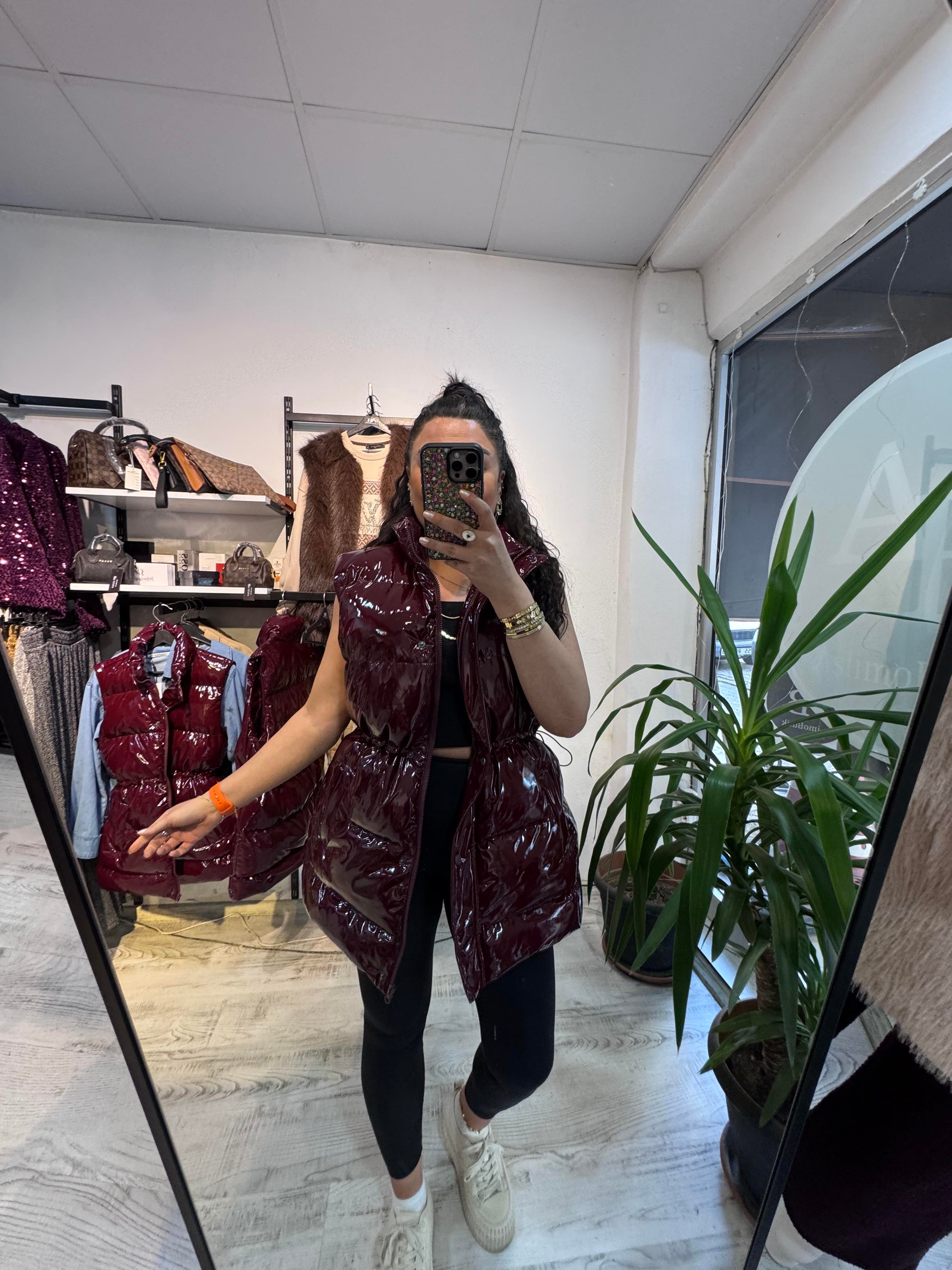 Premium Seri Bordo Rugan Yelek