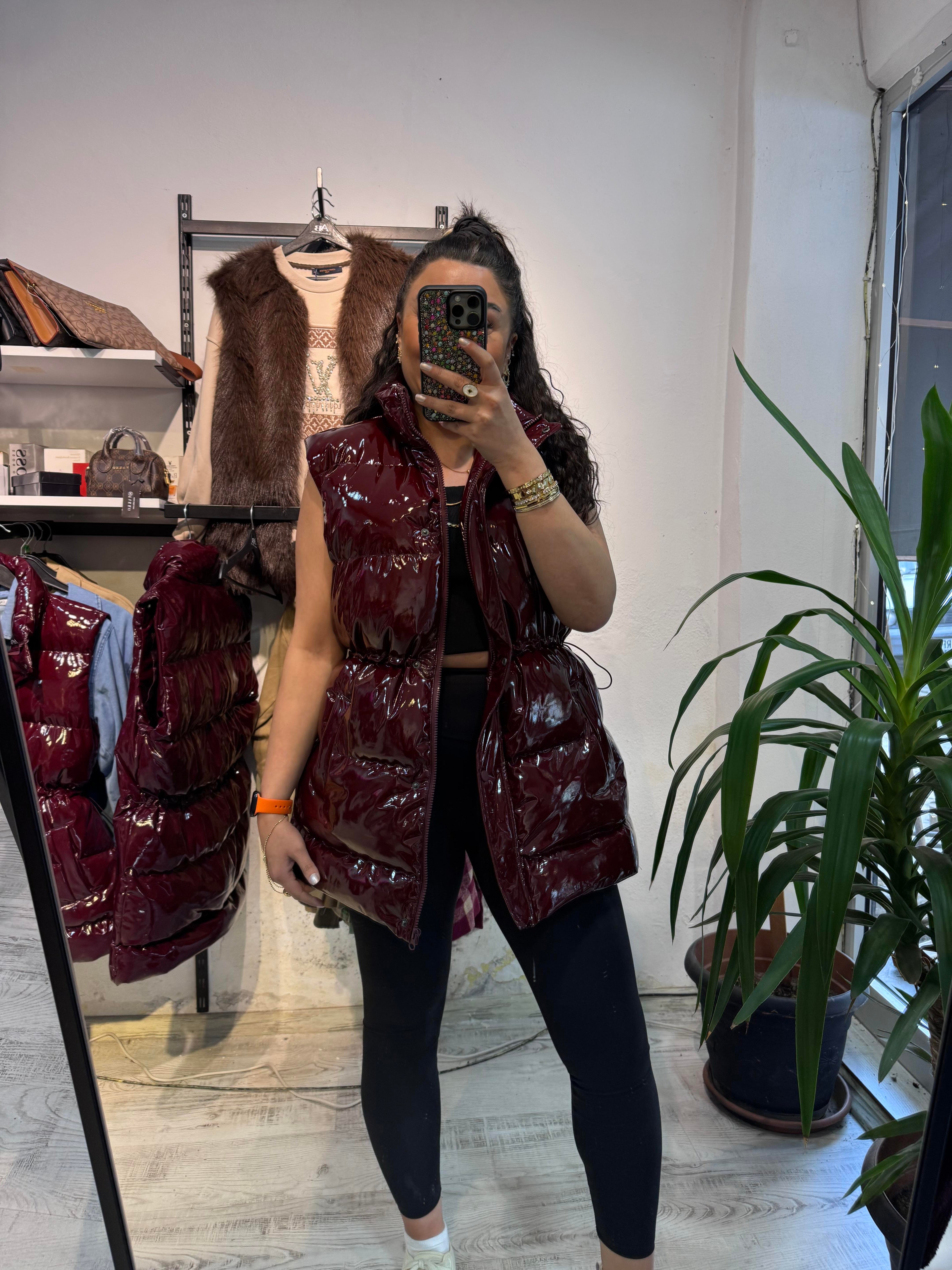 Premium Seri Bordo Rugan Yelek