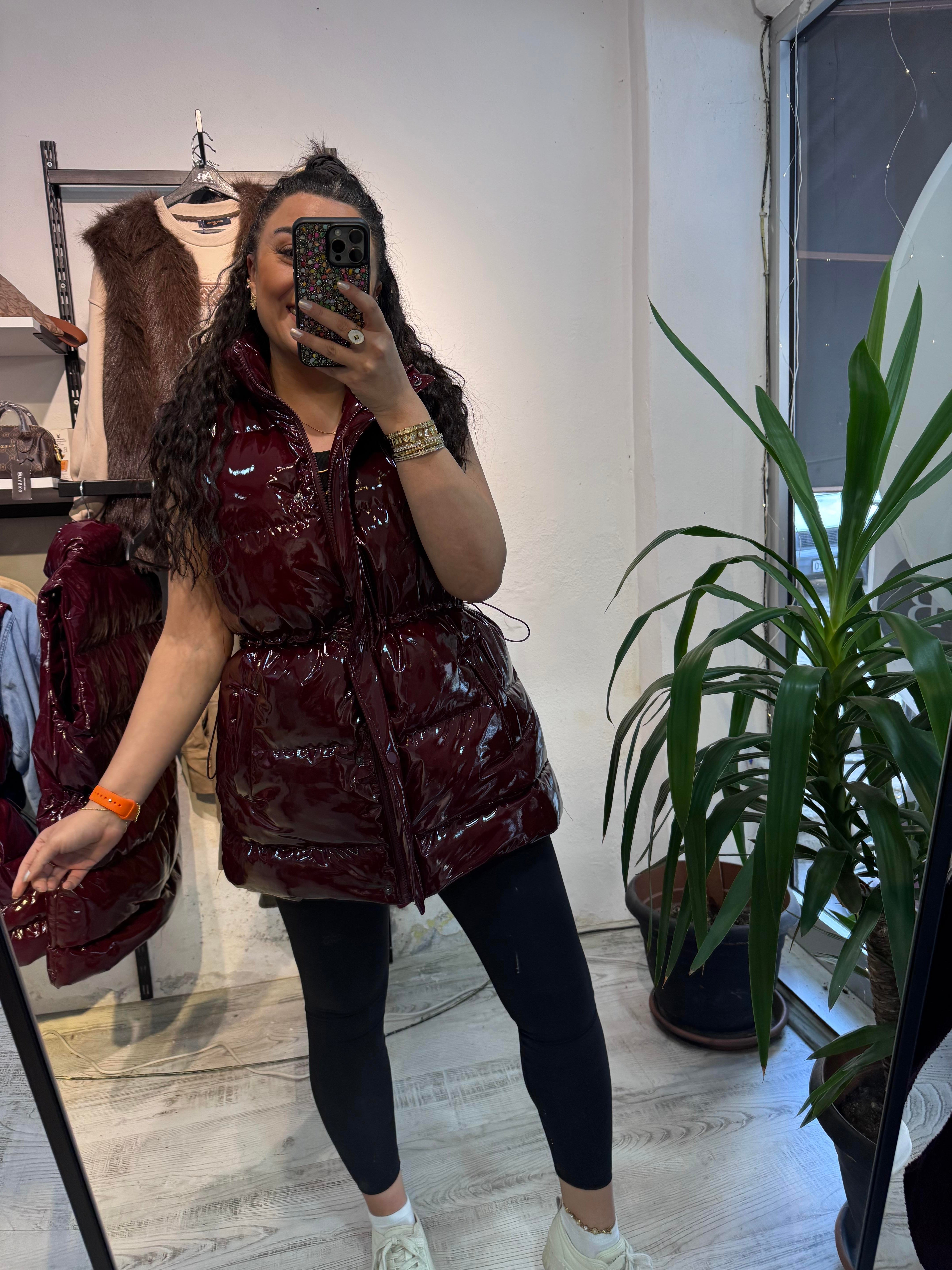 Premium Seri Bordo Rugan Yelek