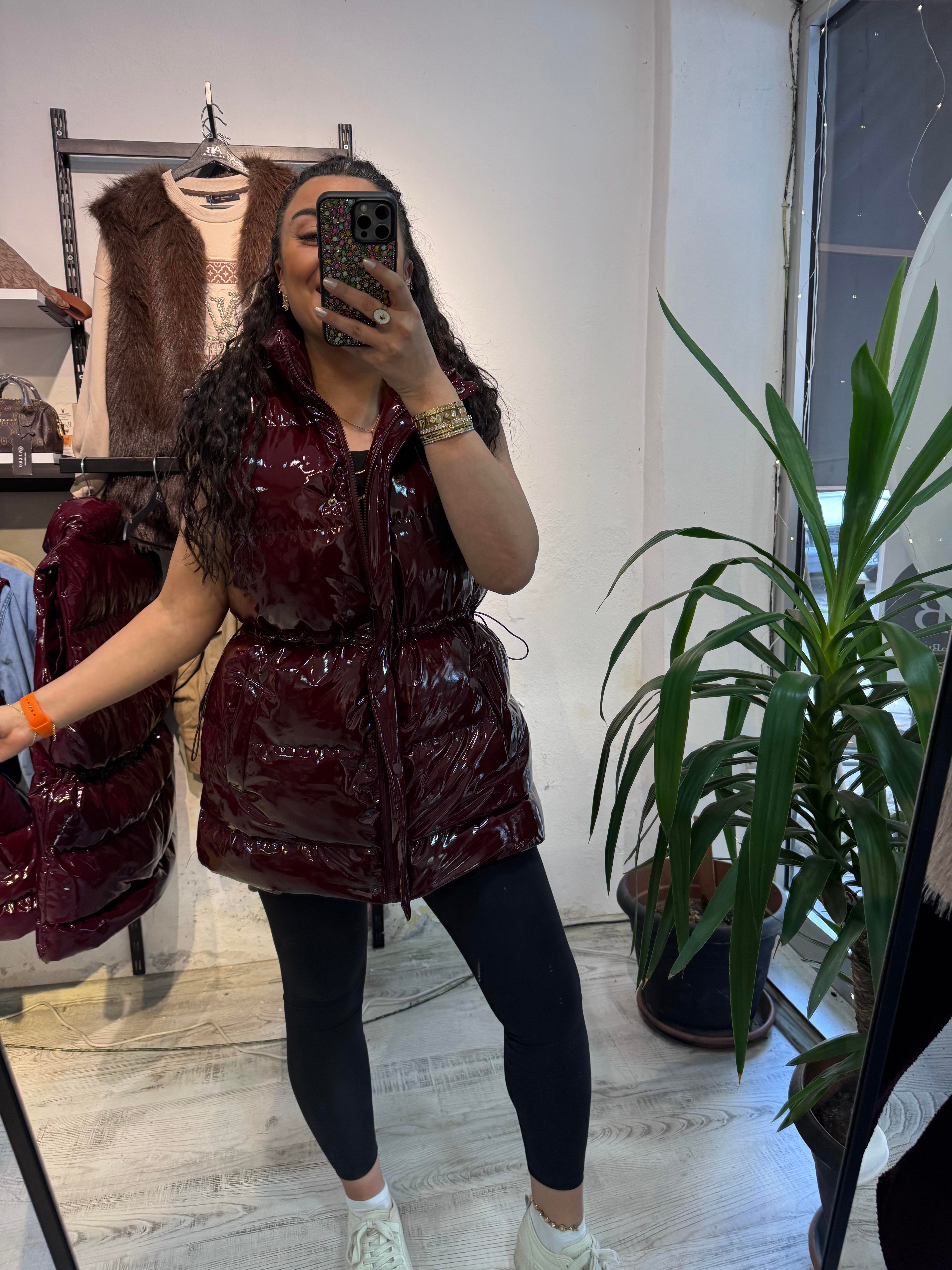 Premium Seri Bordo Rugan Yelek