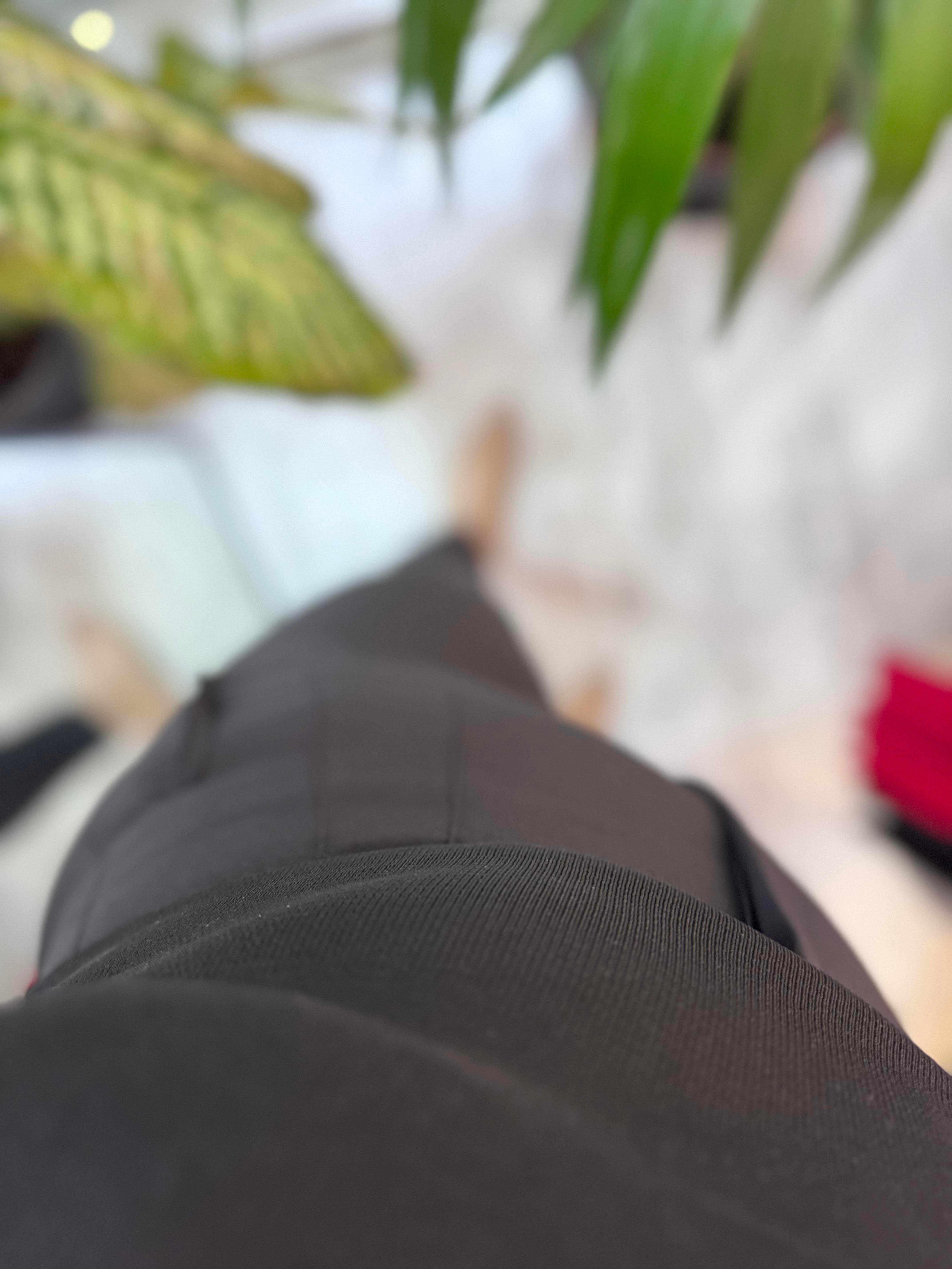 Premium Seri Double Atlas Kumaş Pantolon Siyah