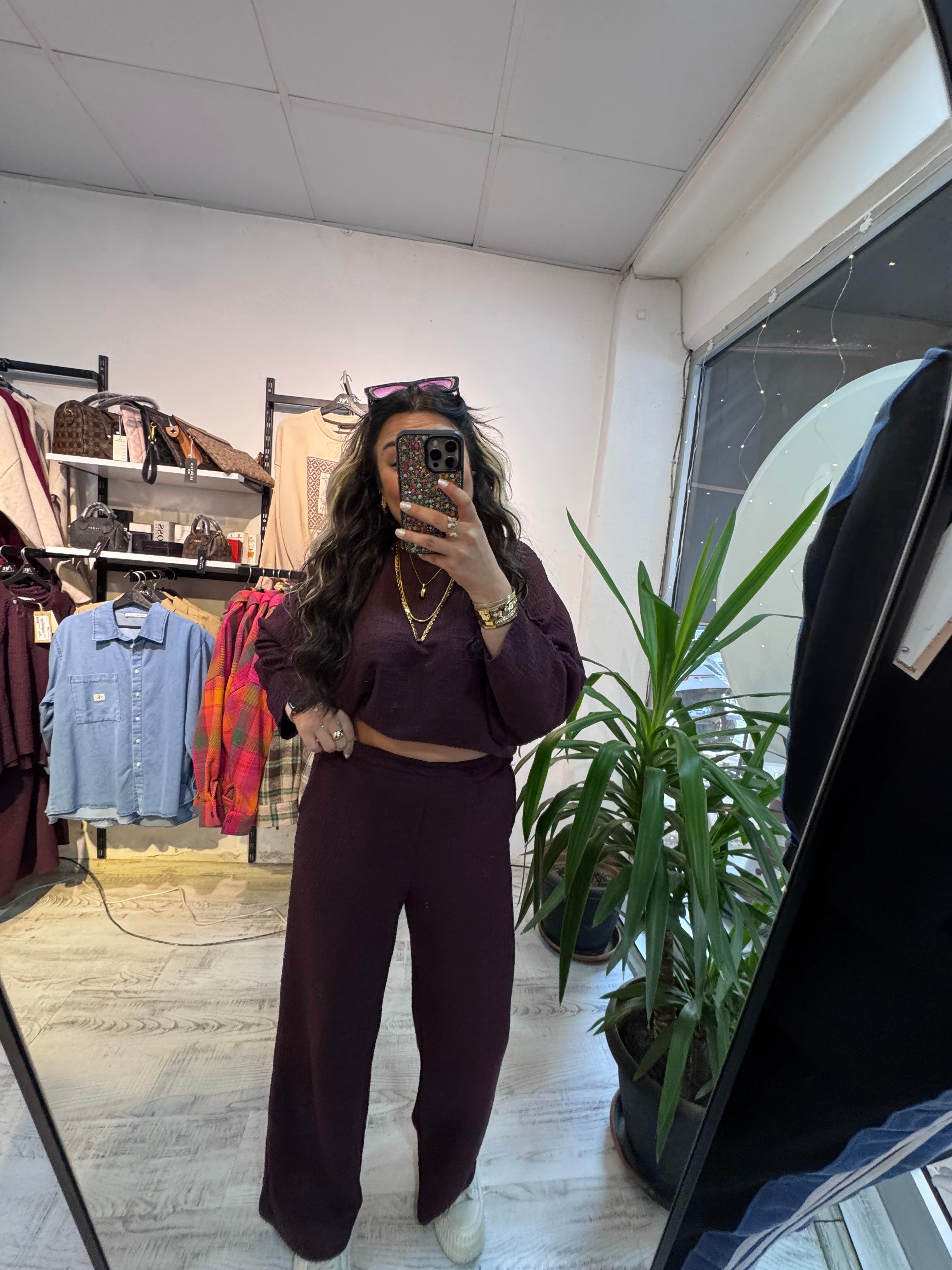 Premium Seri Mürdüm Takım