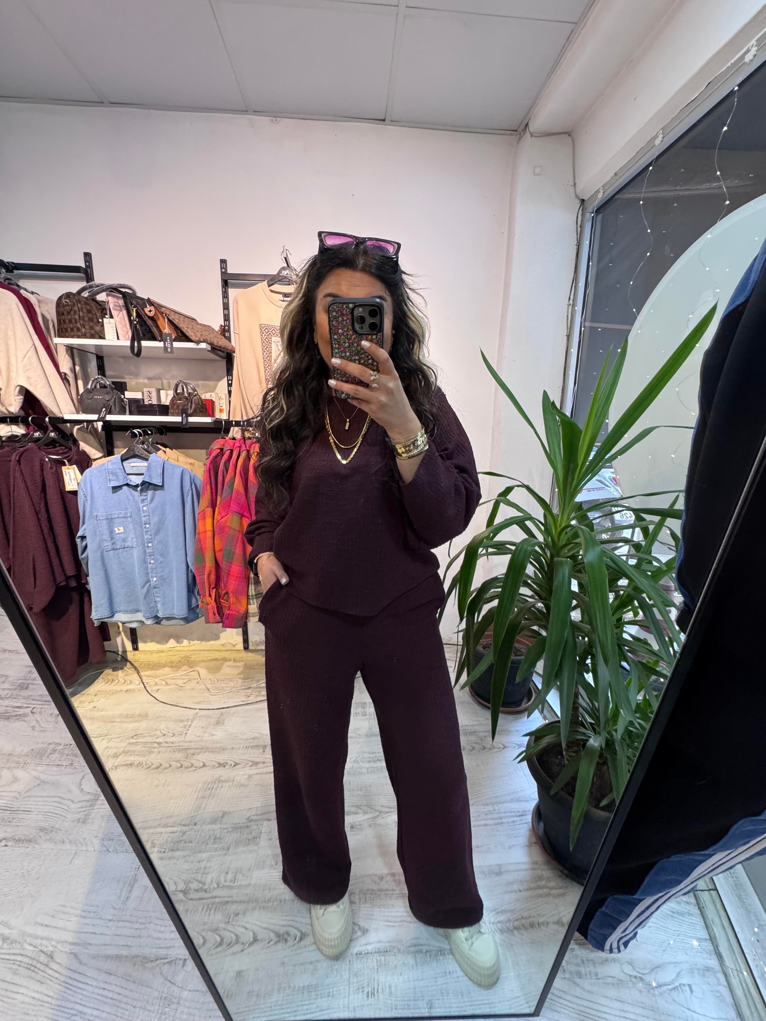 Premium Seri Mürdüm Takım