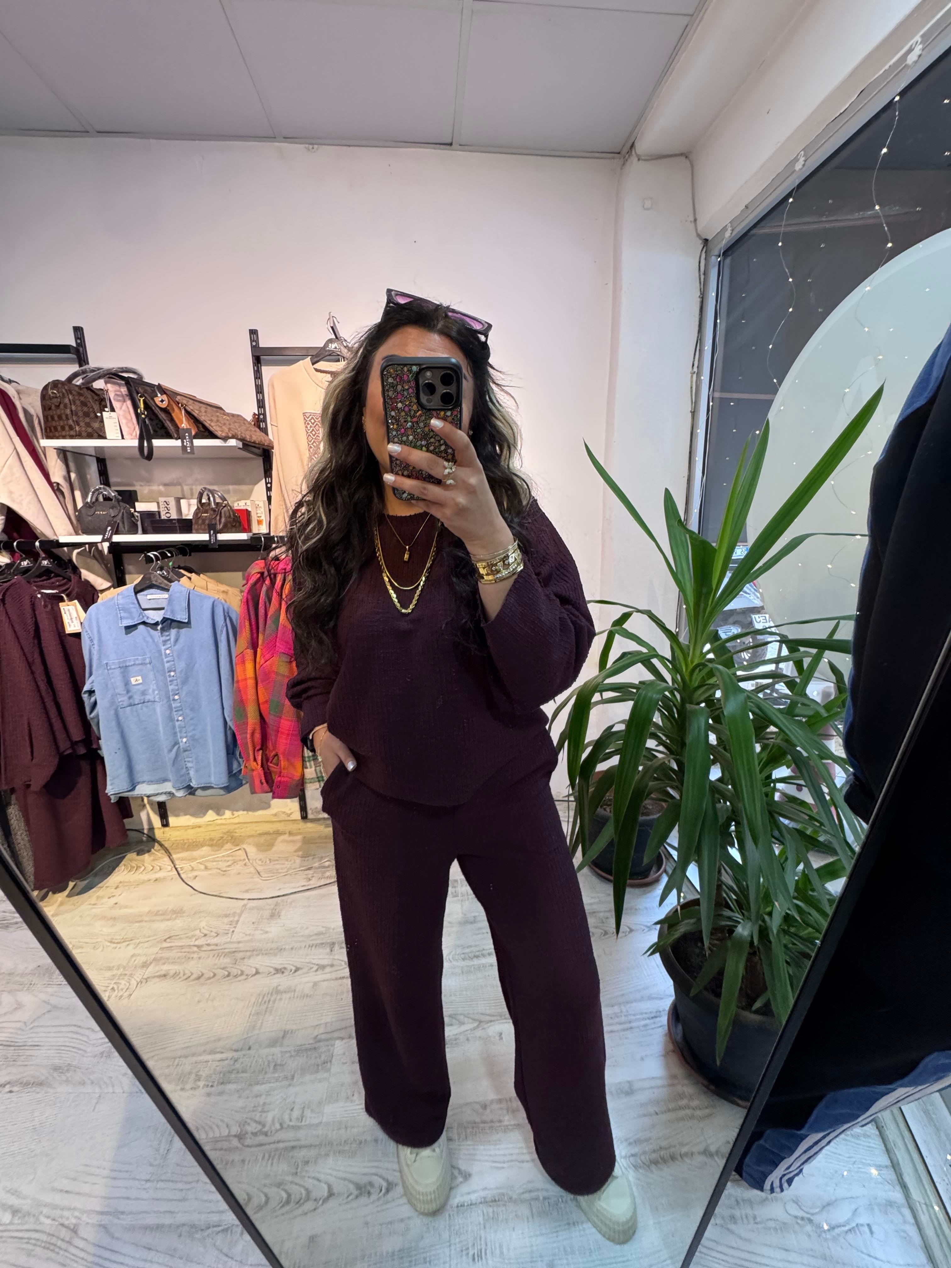 Premium Seri Mürdüm Takım