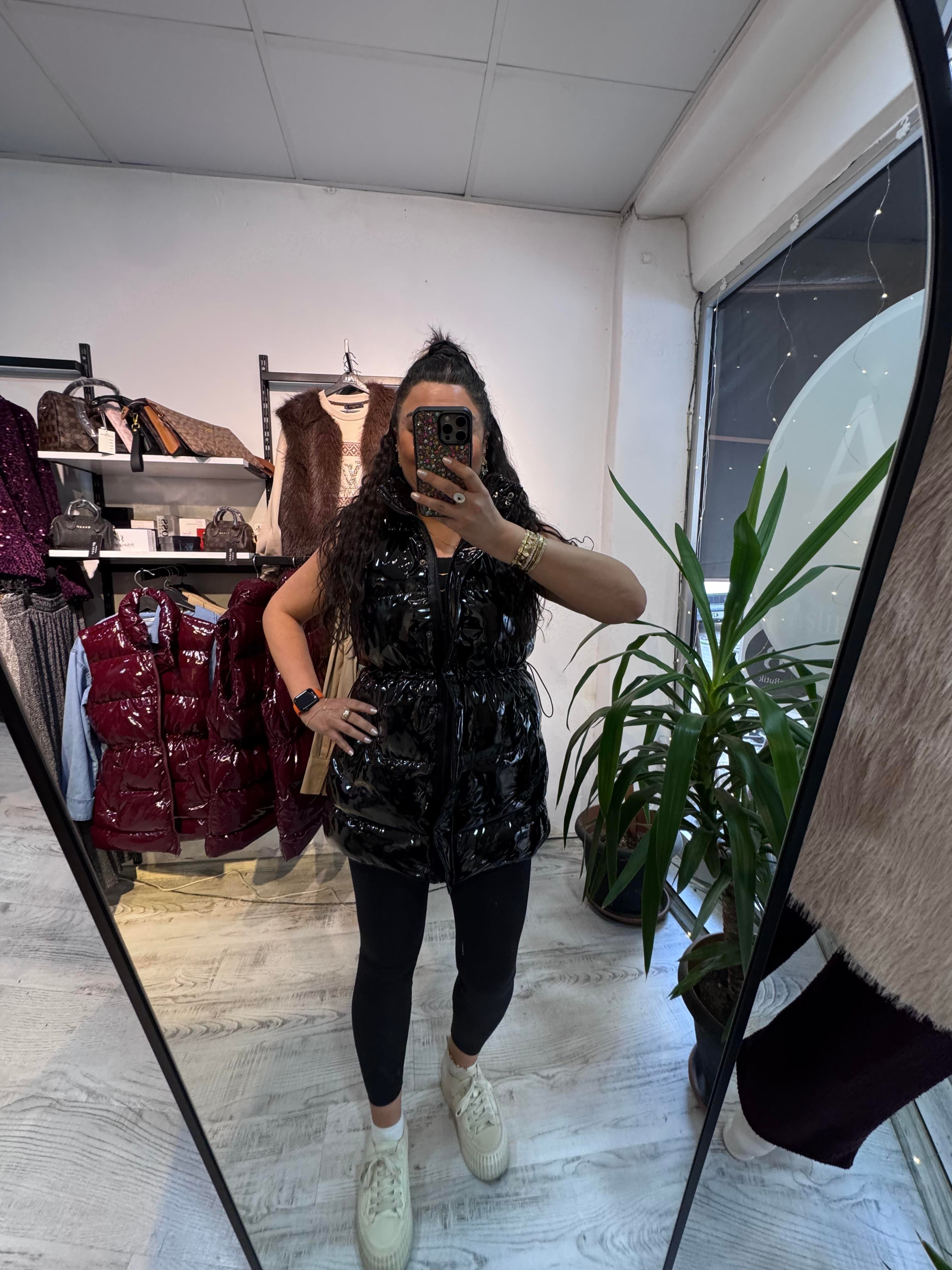 Premium Seri Siyah Rugan Yelek