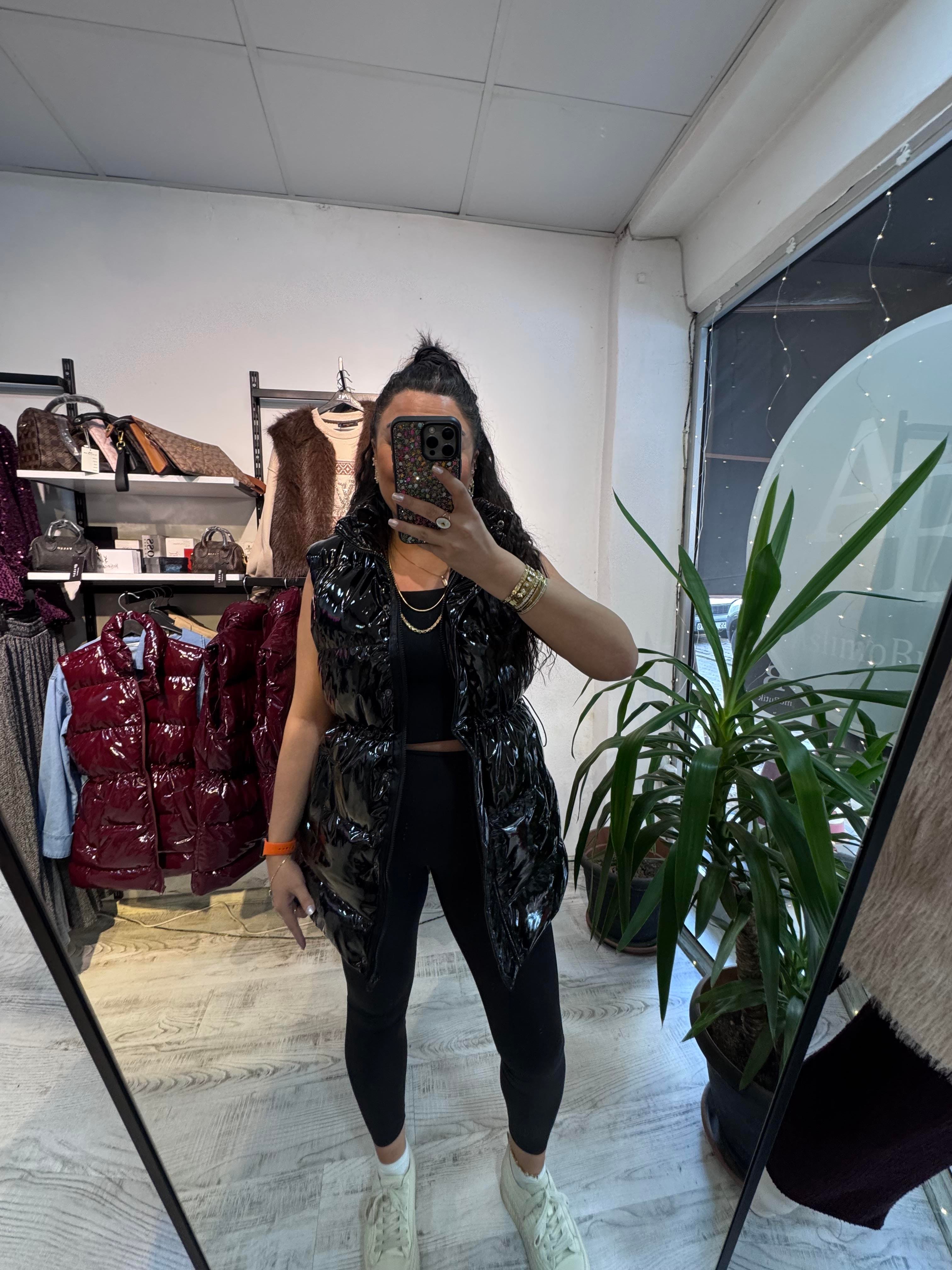 Premium Seri Siyah Rugan Yelek