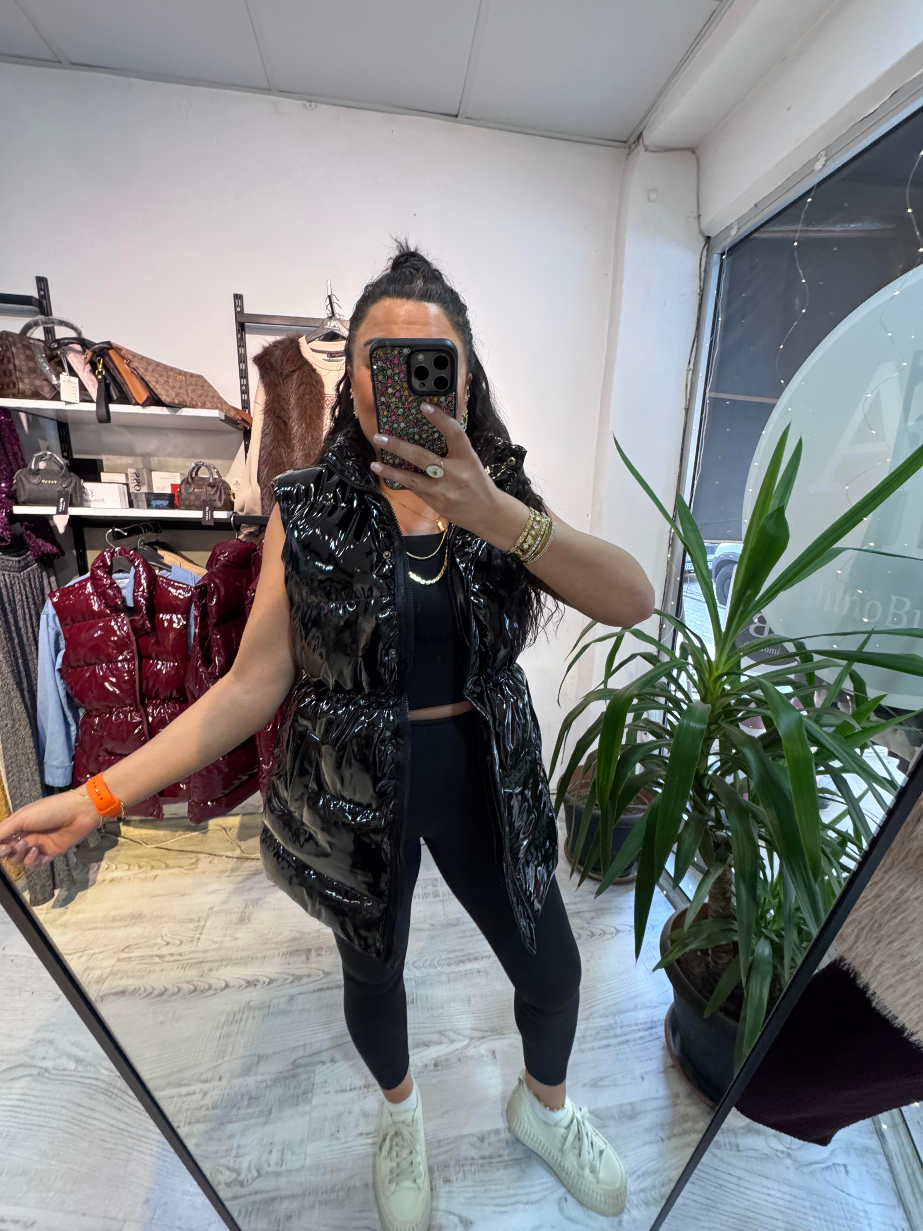 Premium Seri Siyah Rugan Yelek