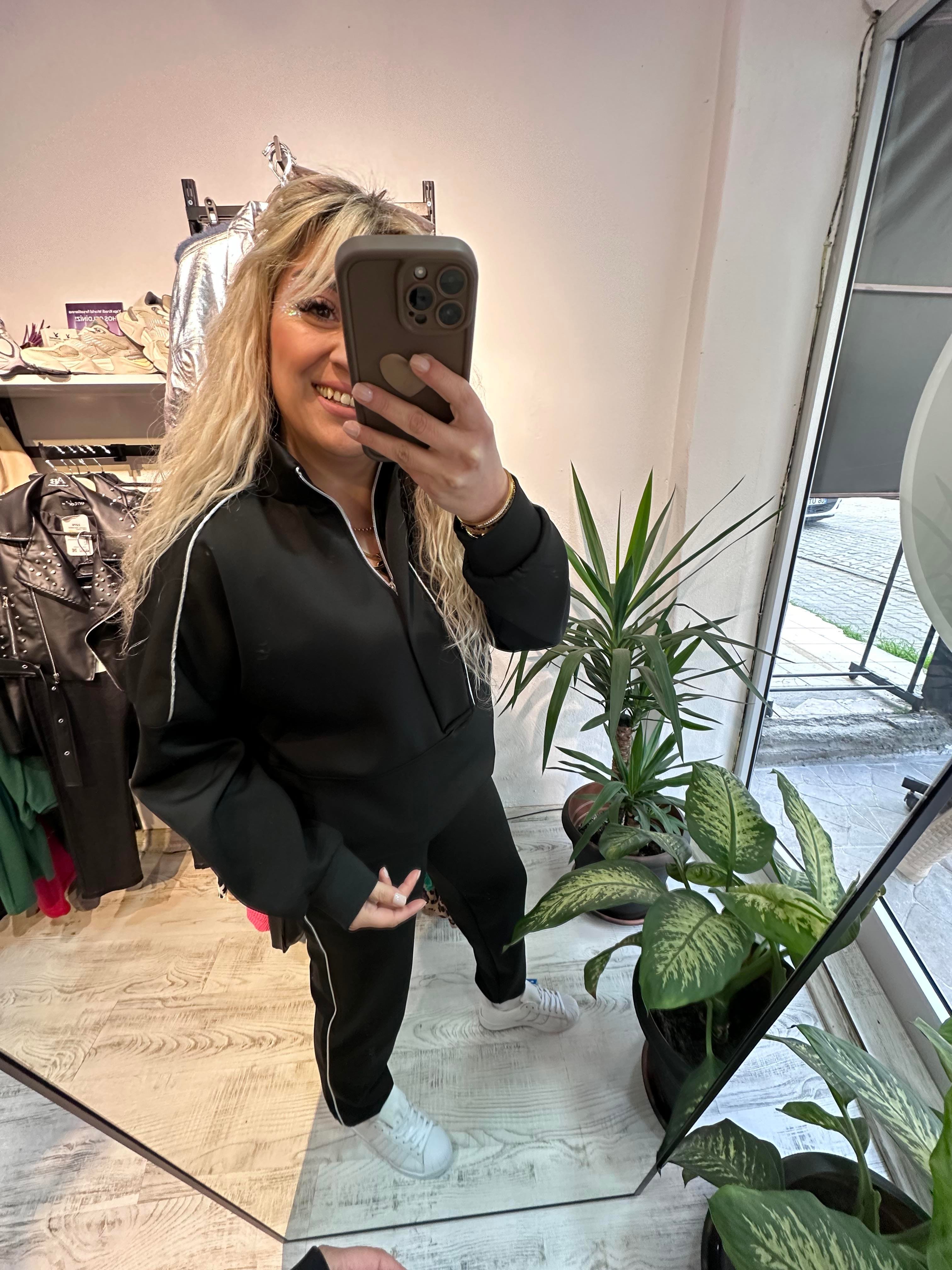 Scuba Fermuarlı Takım