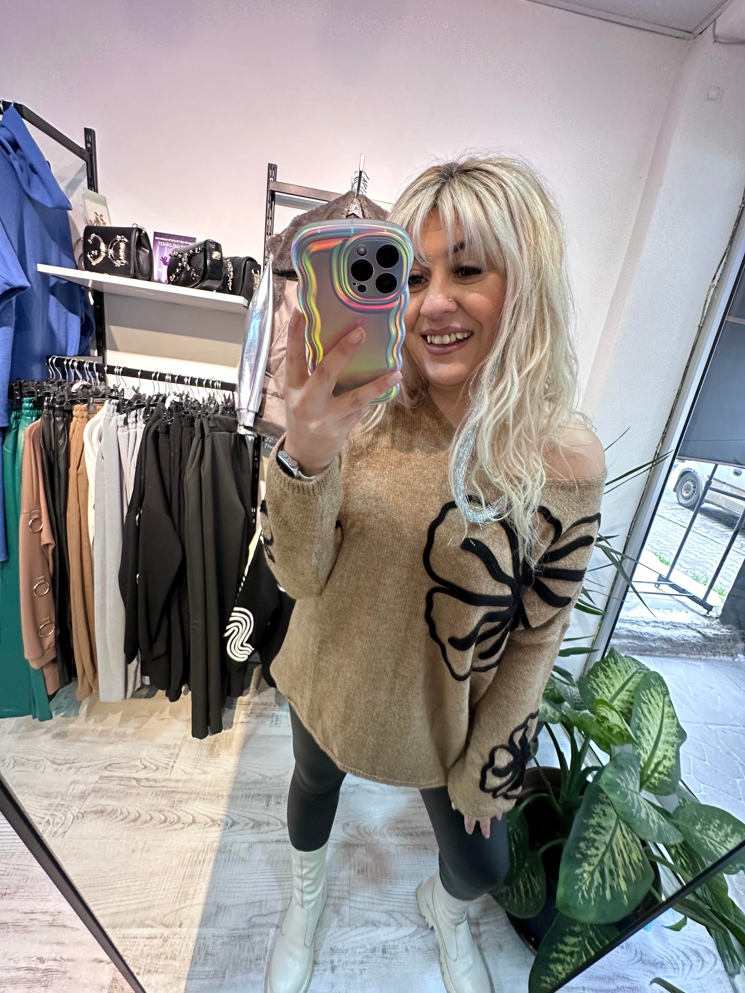 Şeritli Yumoş Taba Kazak