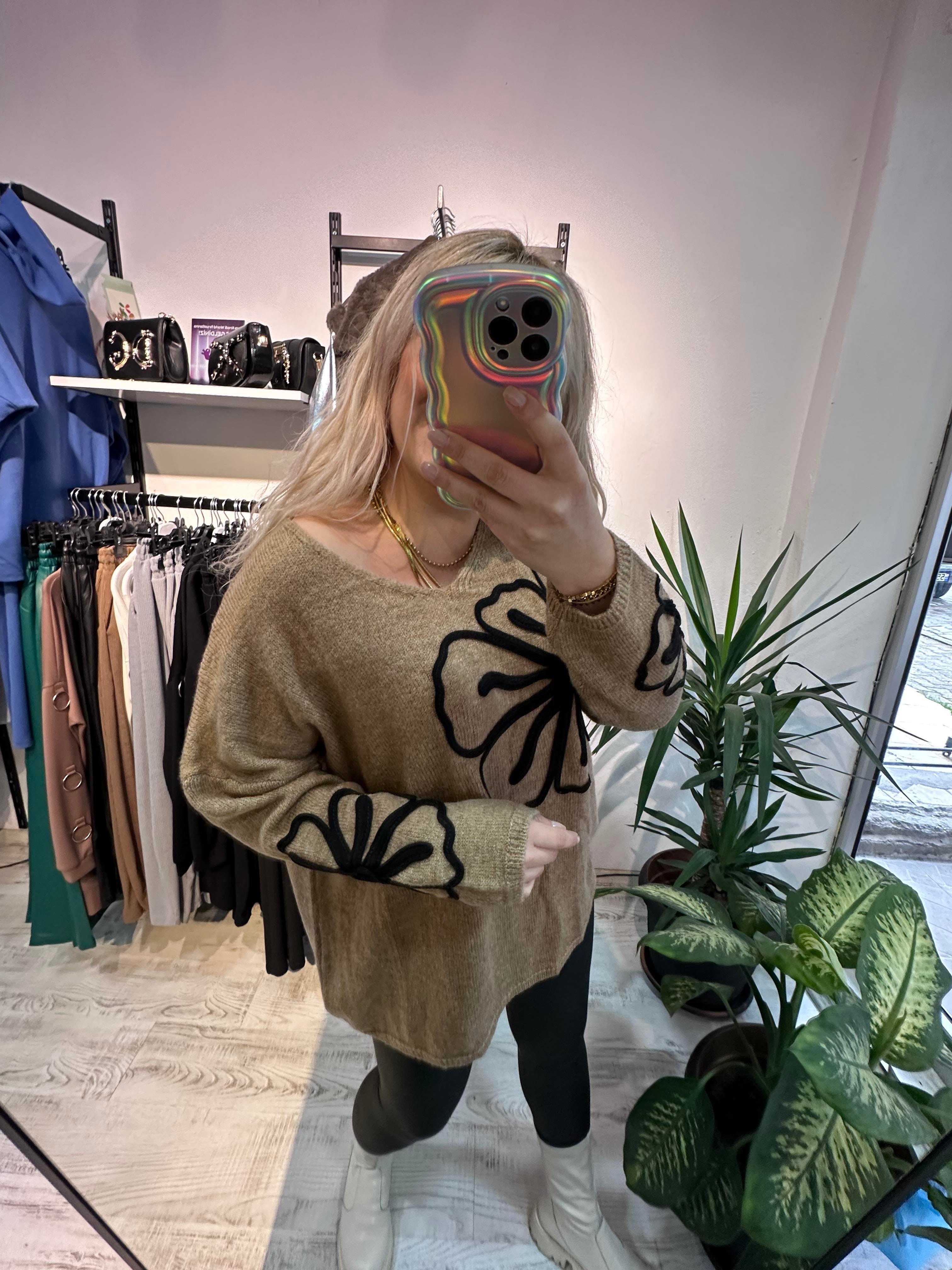 Şeritli Yumoş Taba Kazak