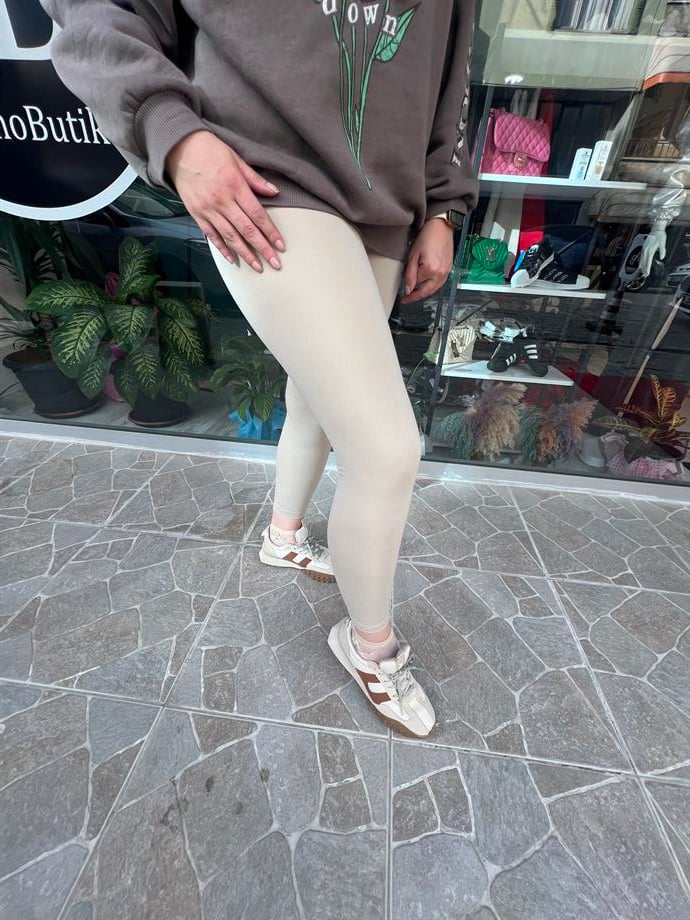 Taş Rengi Oysho Yumoş Tayt