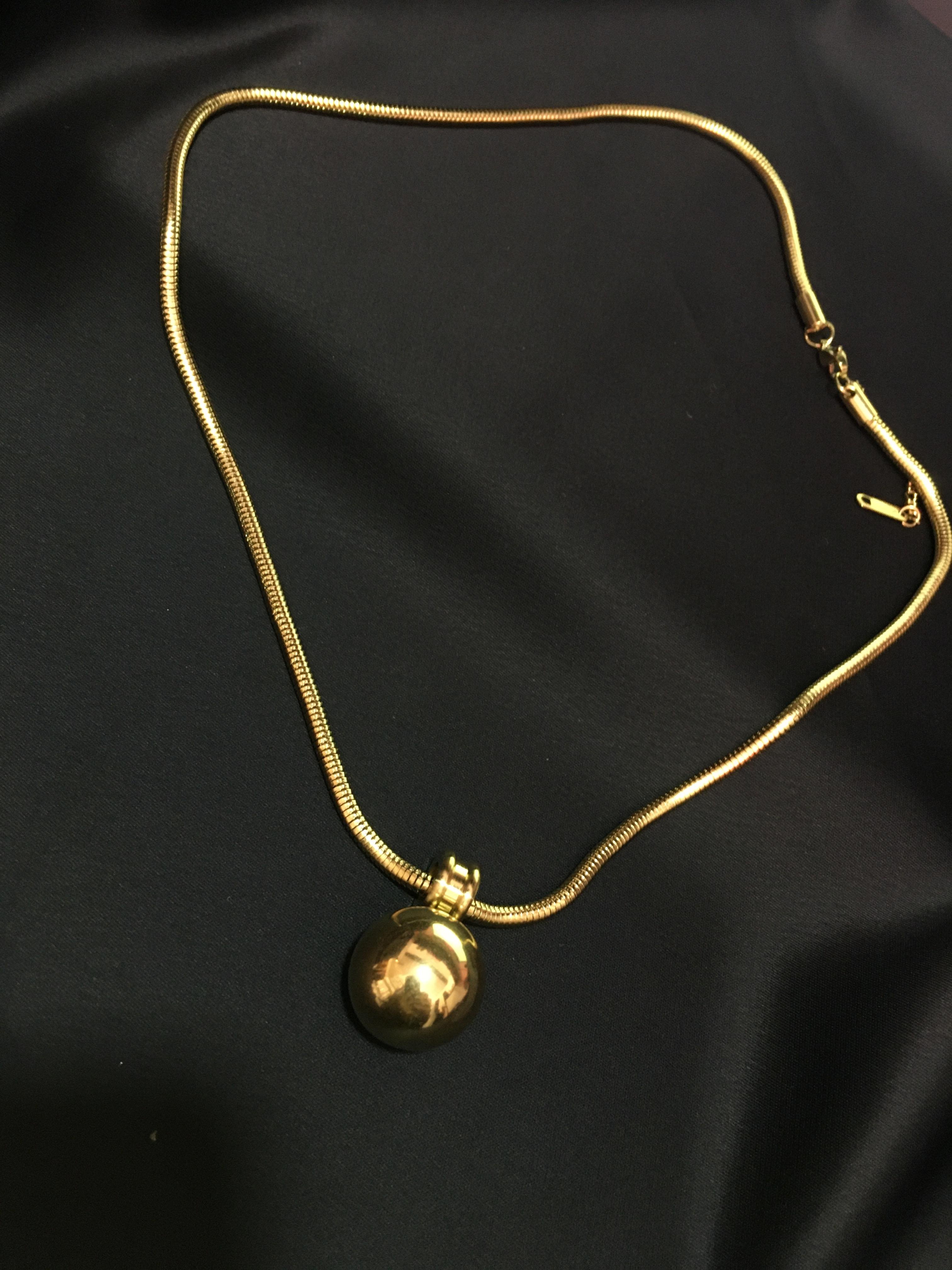 Top Çelik Gold Kolye