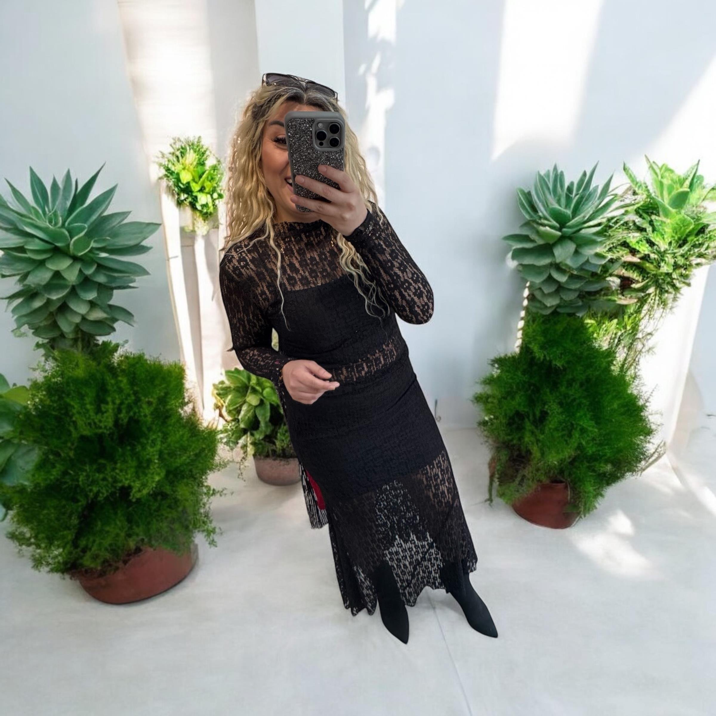 Transparan Dantel Buz