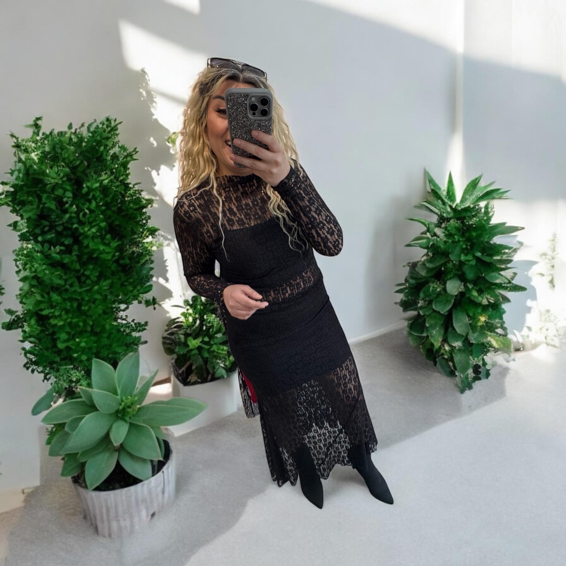 Transparan Dantel Buz