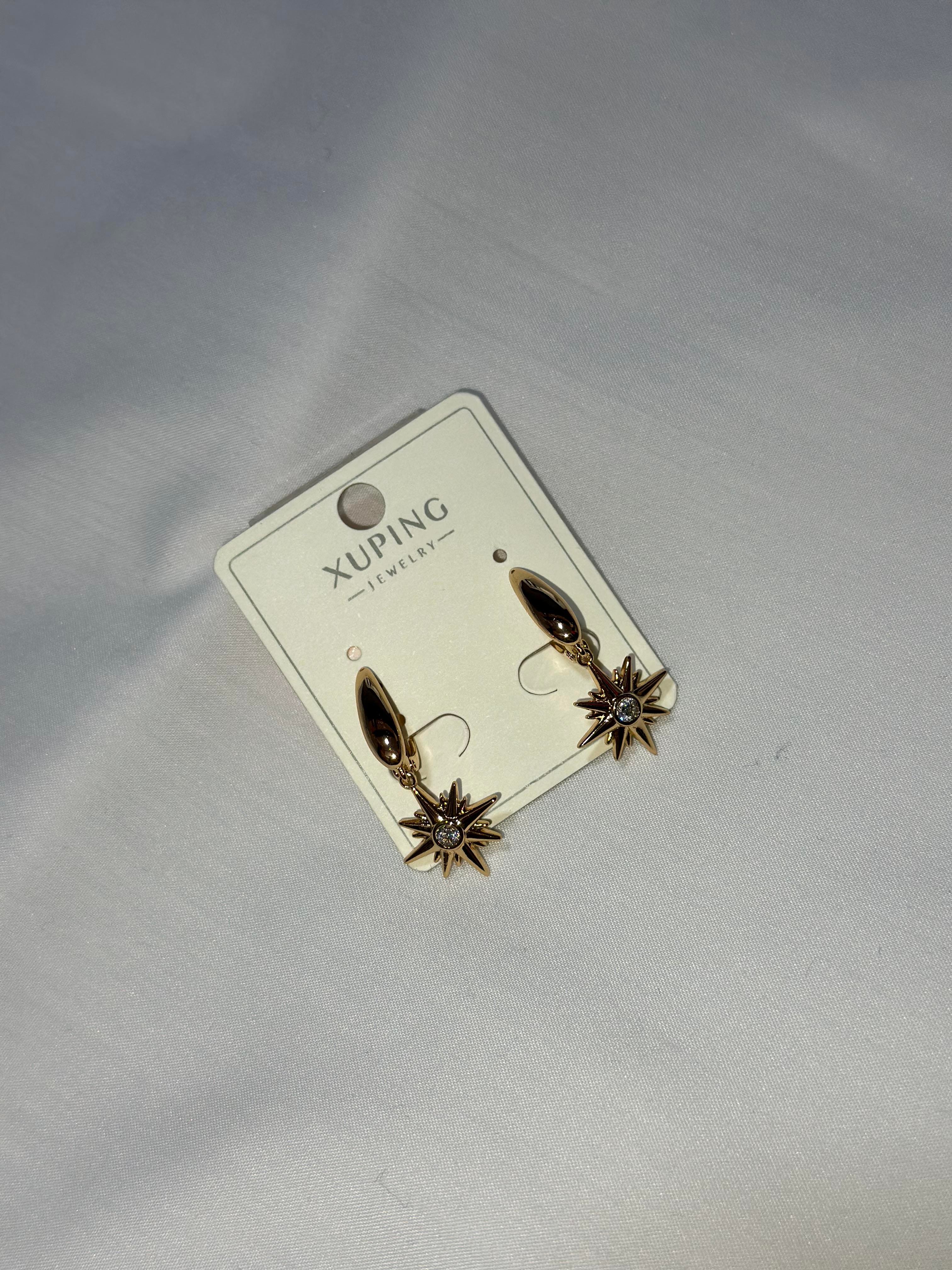 Yıldız Gold Çelik Küpe