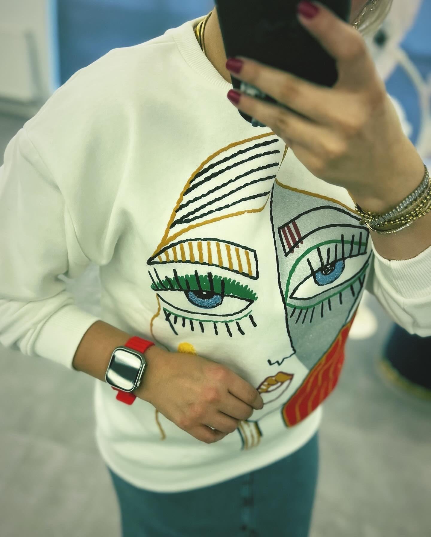 Zr Model Baskılı Sweatshırt