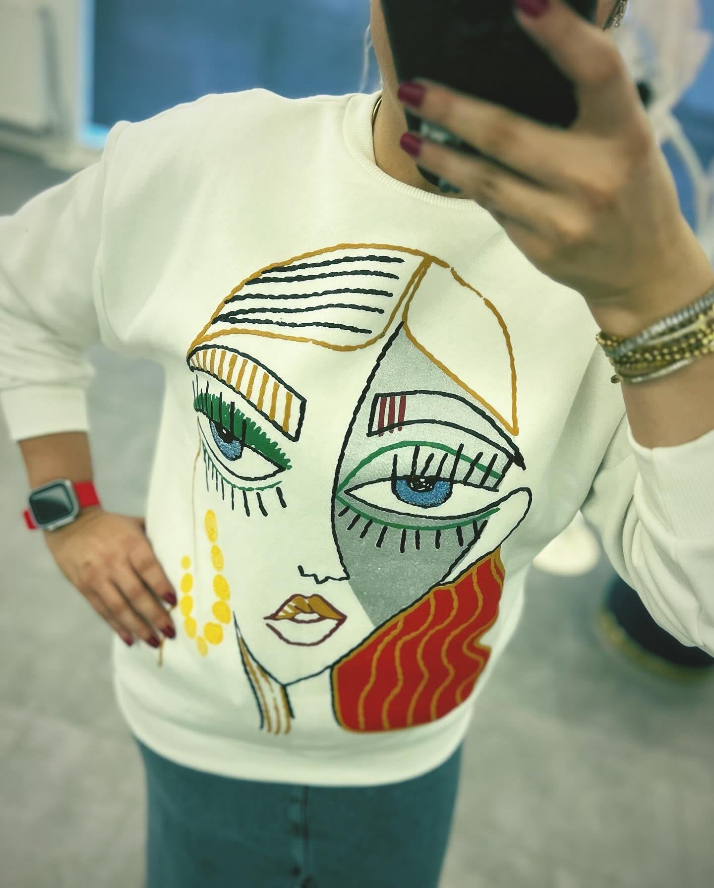 Zr Model Baskılı Sweatshırt