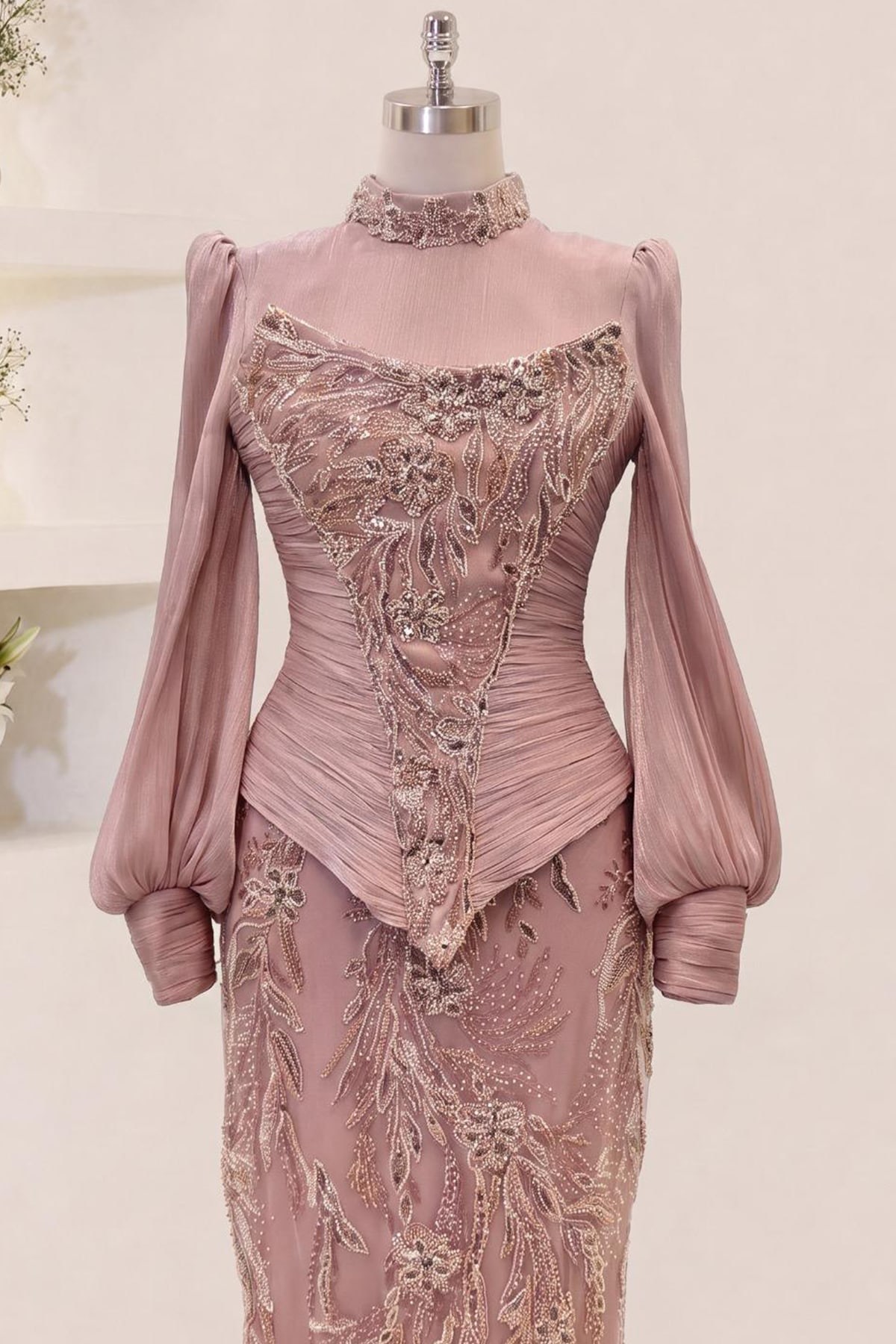 Eda Tesettür Abiye Pudra