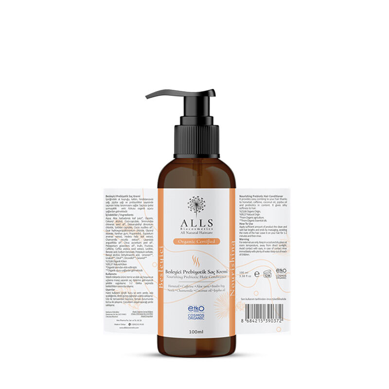 Alls Biocosmetics Organik Besleyici Prebiyotik Saç Kremi 100 ml