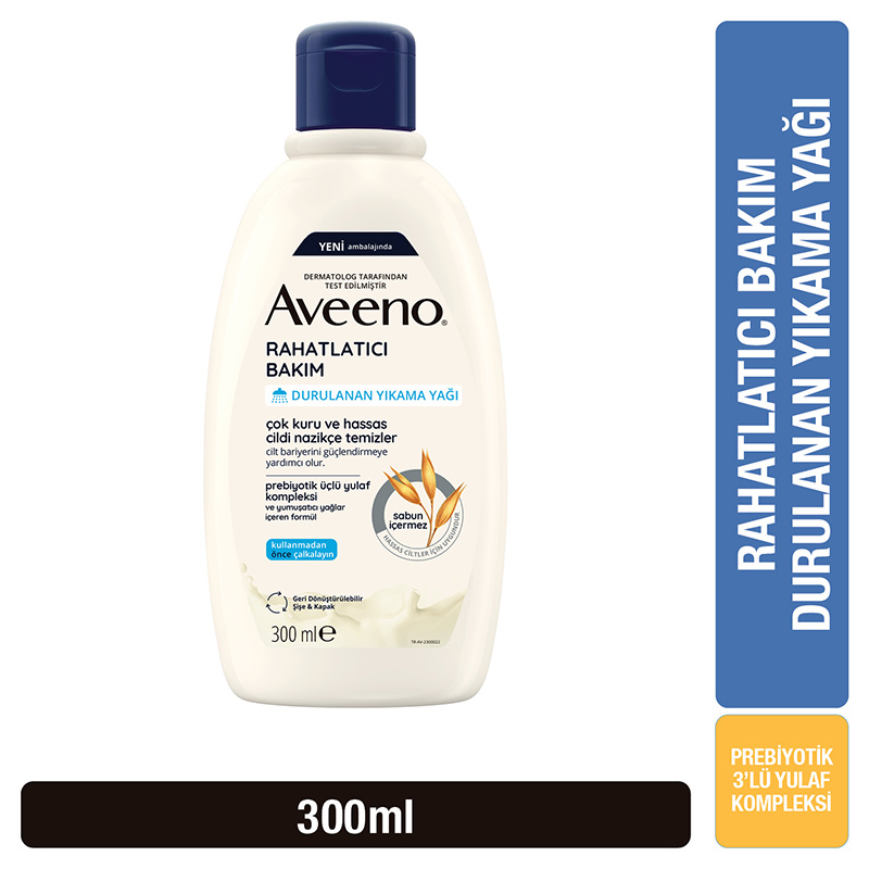 Aveeno Durulanan Yıkama Yağı 300 ml