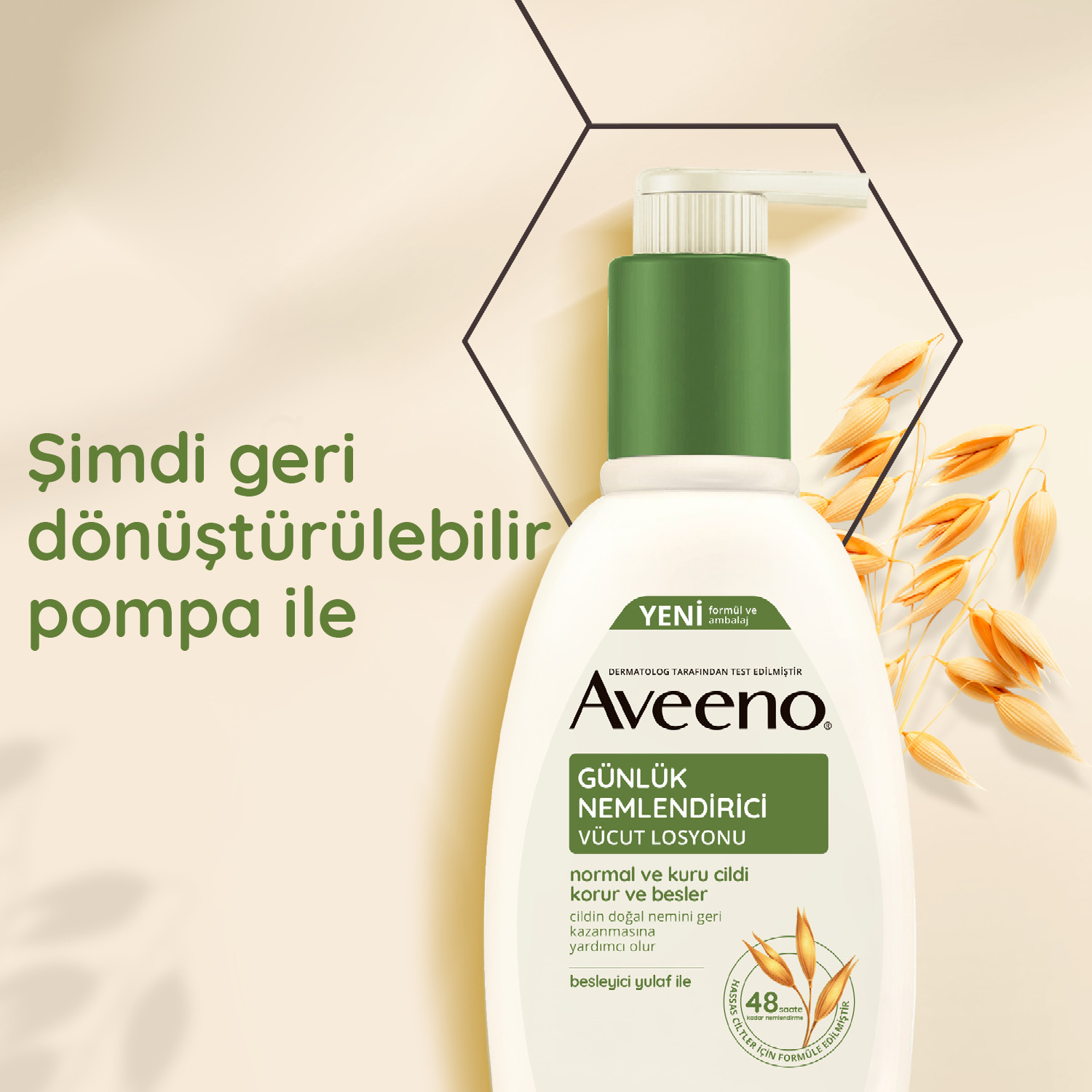 Aveeno Günlük Nemlendirici Vücut Losyonu 500 ml