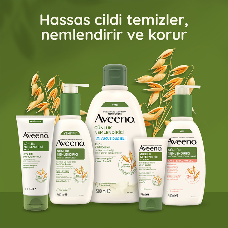 Aveeno Günlük Nemlendirici Vücut Losyonu 500 ml
