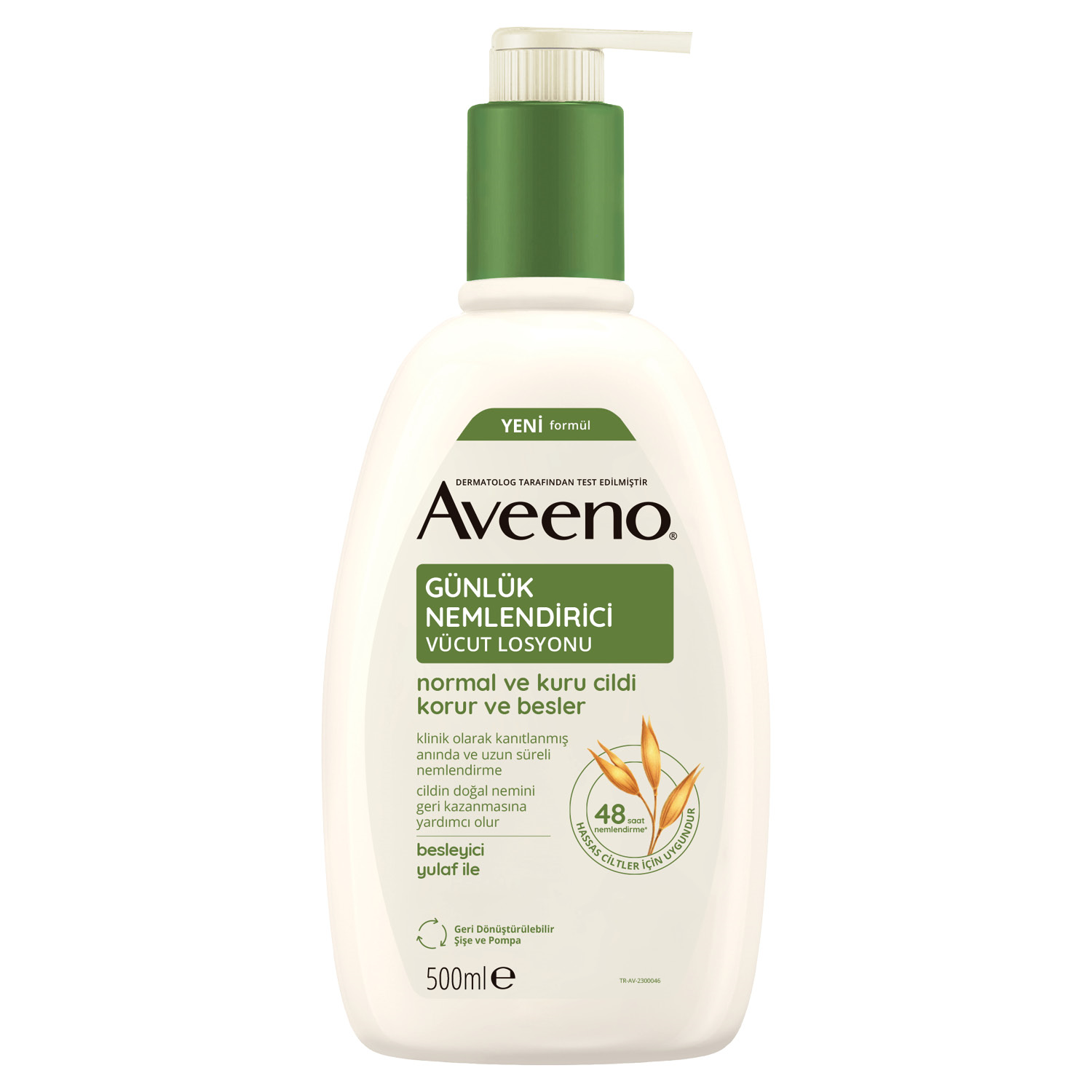 Aveeno Günlük Nemlendirici Vücut Losyonu 500 ml