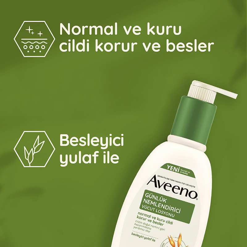 Aveeno Günlük Nemlendirici Vücut Losyonu 500 ml