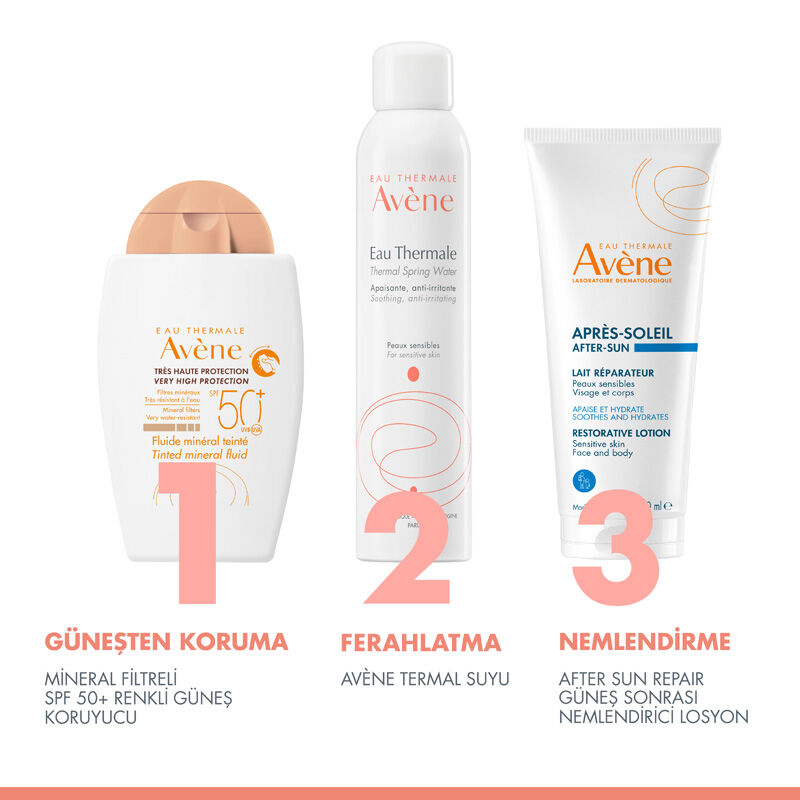 Avene Fluide Mineral Güneş Koruyucu Renkli Krem Spf50 40 ml