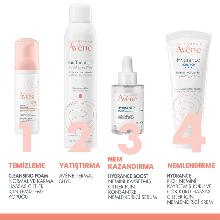Avene Hydrance Rich Kuru Ciltler için Nemlendirici Krem 40 ml
