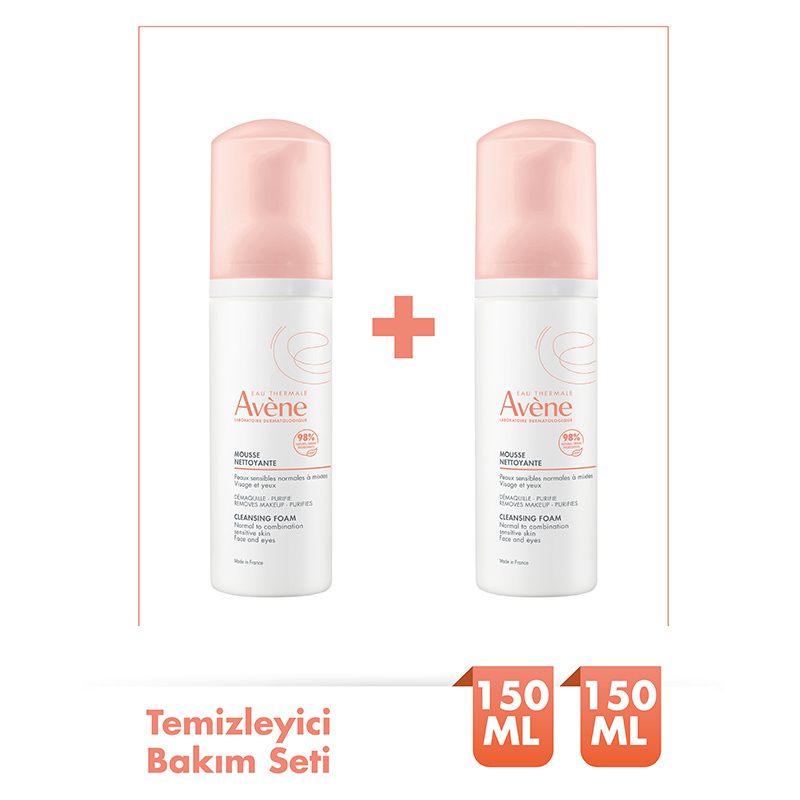 Avene Mousse Nettoyante Cilt Temizleme Köpüğü 2x150ml SET