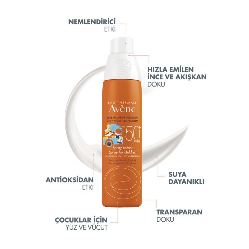 Avene Spf 50+ Children Çocuk Güneş Spreyi 200ml