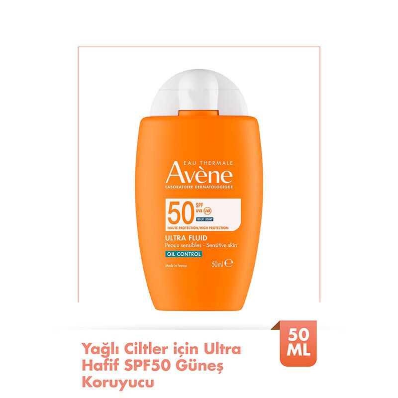 Avene Ultra Fluid Oil Control SPF50 Yağlı Ciltler İçin Çok Yüksek Korumalı Güneş Kremi 50 ml