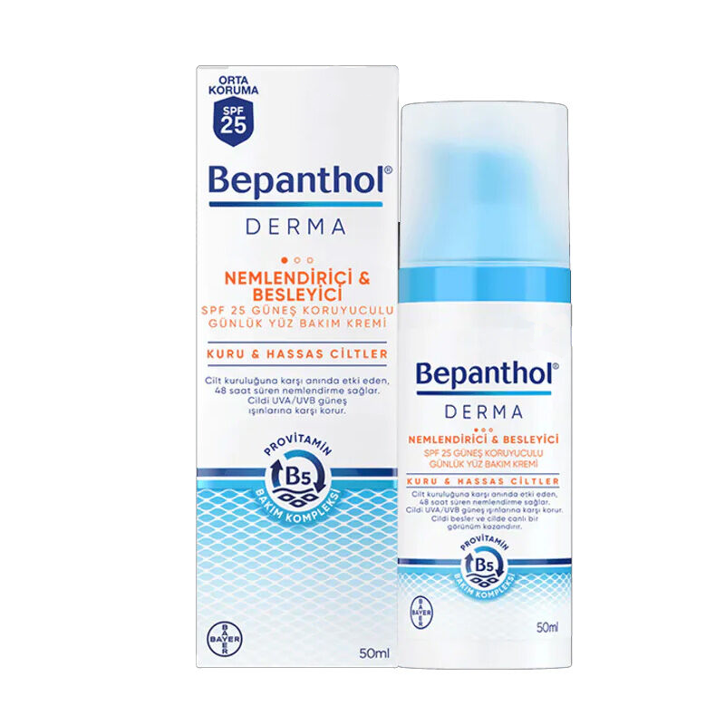 BEPANTHOL DERMA YÜZ BAKIM KREMİ 50ML SPF25