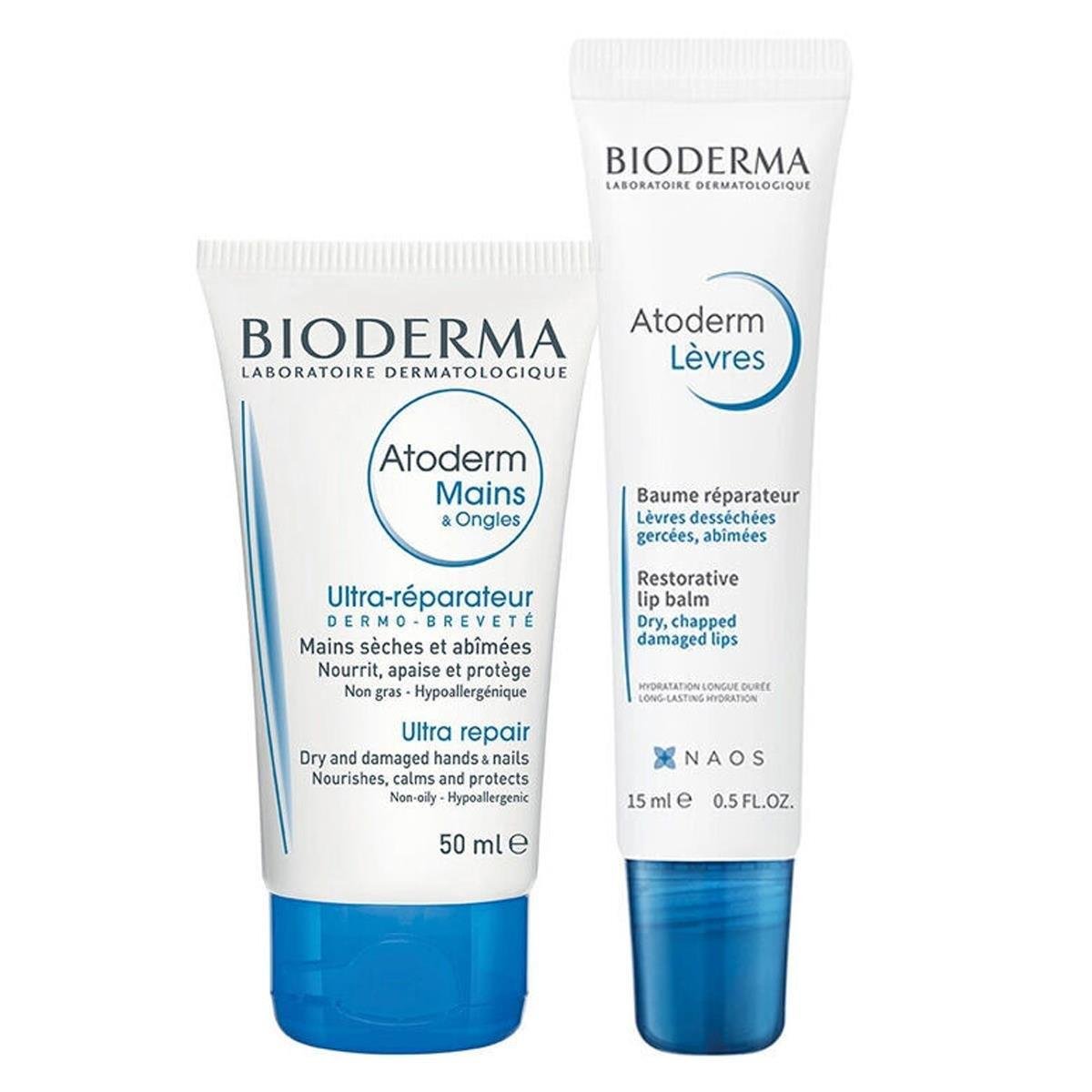 BIODERMA ATODERM LEVRES 15ML KREM+ MAINS ONGLES 50ML KREM 2. %50 İNDİRİMLİ