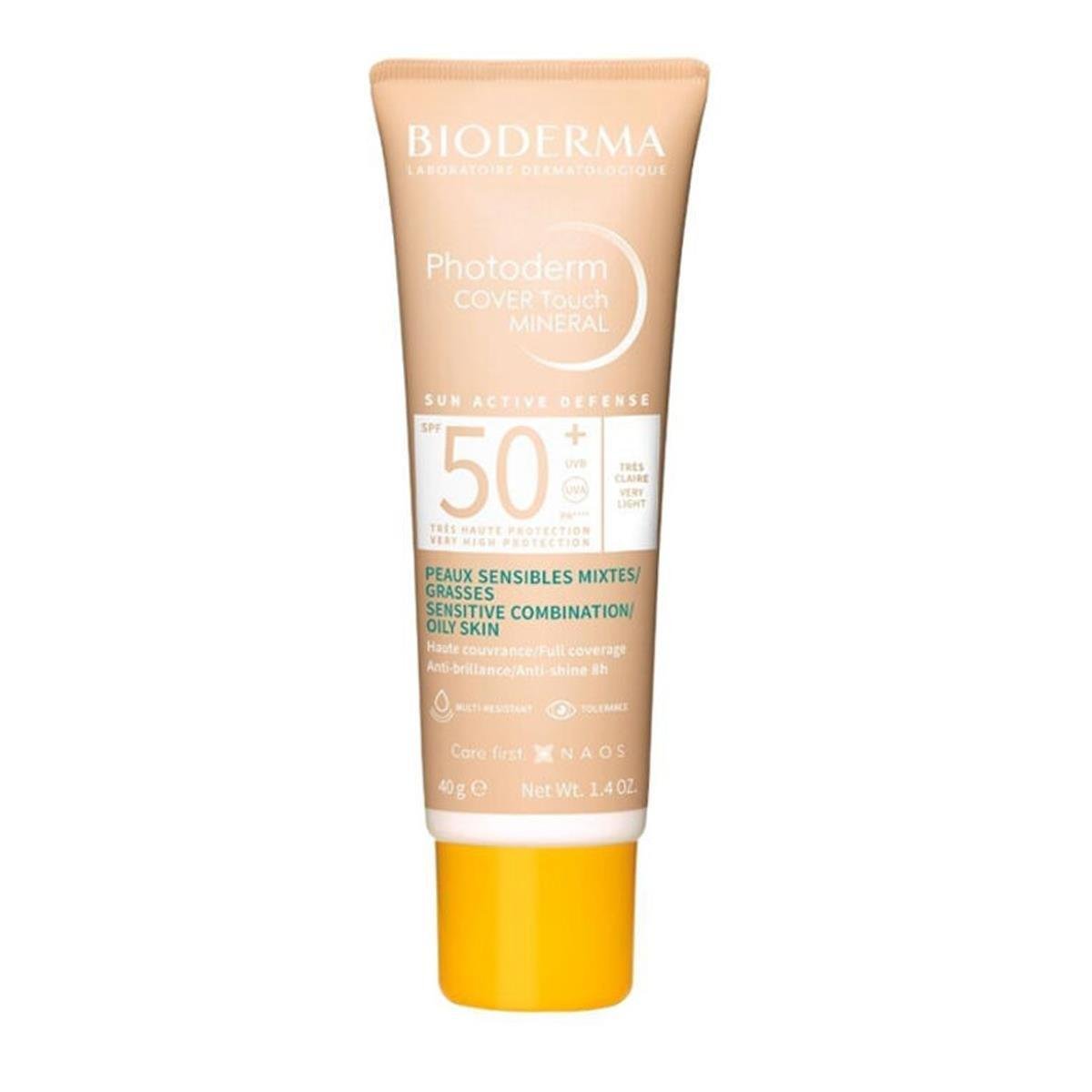 BIODERMA PHOTODERM COVER TOUCH VERY LIGHT SPF50+ 40ML