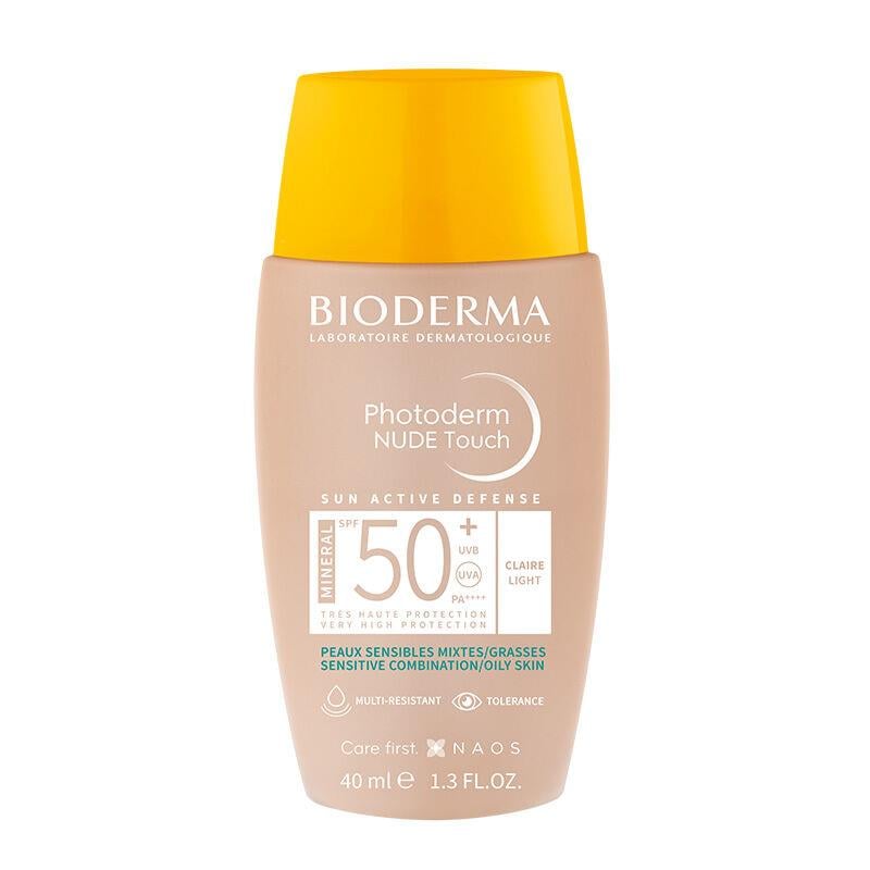 BIODERMA PHOTODERM NUDE TOUCH MINERAL LIGHT SPF50+ 40ML
