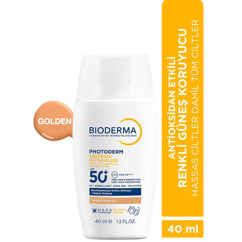BIODERMA PHOTODERM XDEFENSE ULTRA-FLUID SPF50+ 40ML SHADE 03
