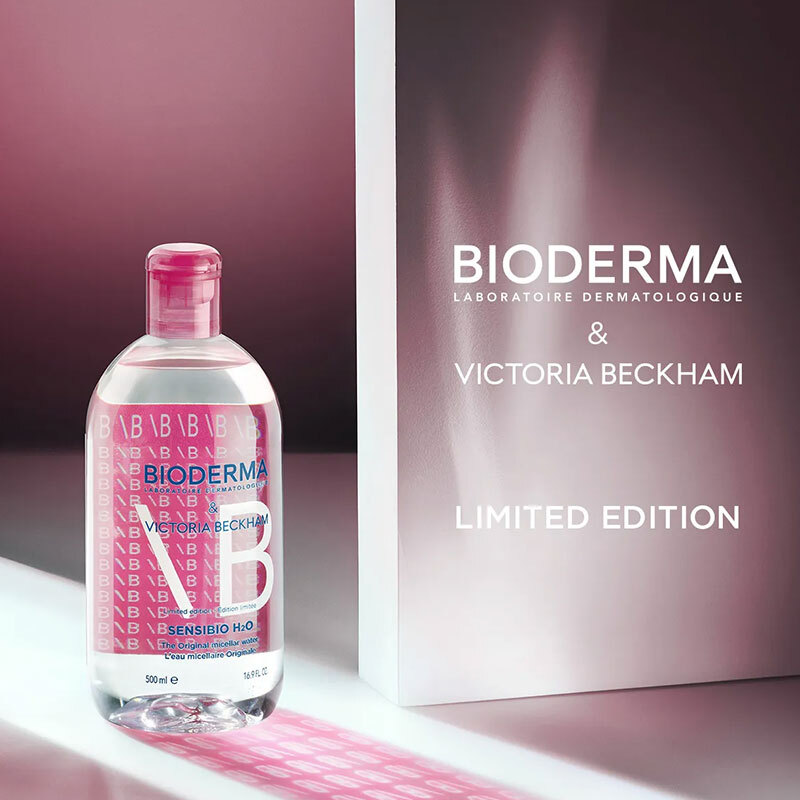 Bioderma Sensibio H2O Yüz ve Makyaj Temizleme Suyu 500 ml - Victoria Beckham Limited Edition