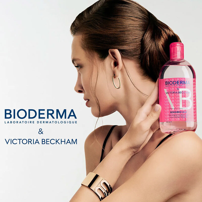 Bioderma Sensibio H2O Yüz ve Makyaj Temizleme Suyu 500 ml - Victoria Beckham Limited Edition