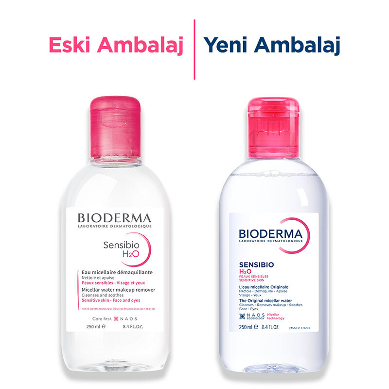 Bioderma Sensibio H2O Yüz ve Makyaj Temizleme Suyu 250 ml