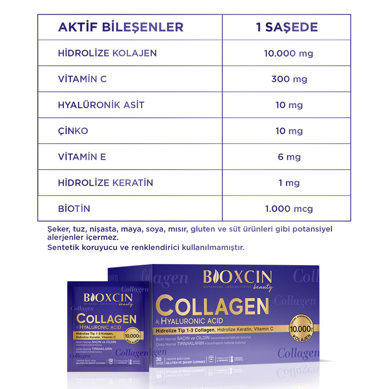 Bioxcin Beauty Collagen 30 Toz Saşe